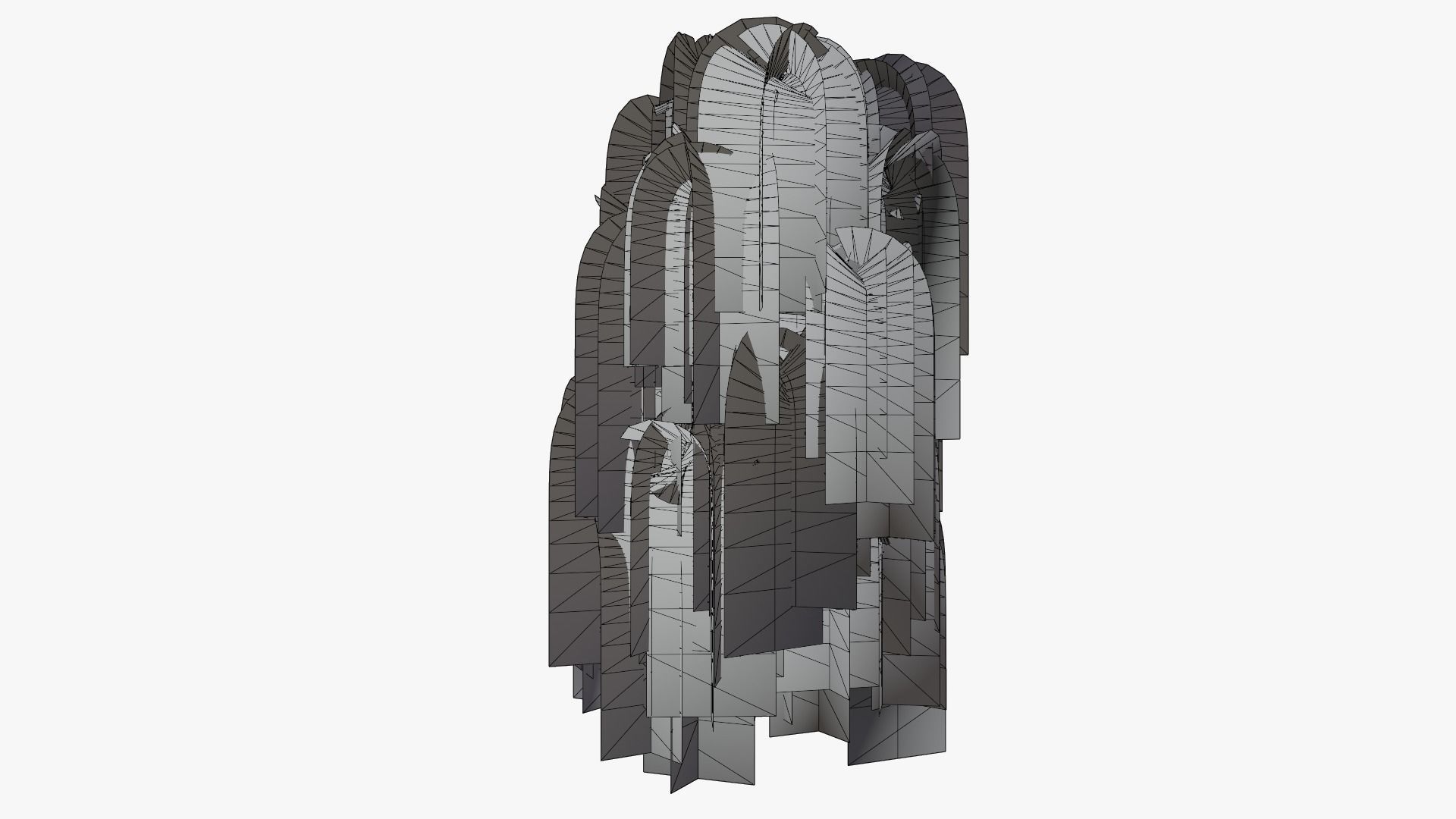 Weeping Willow v1 Low-poly 3D model_8