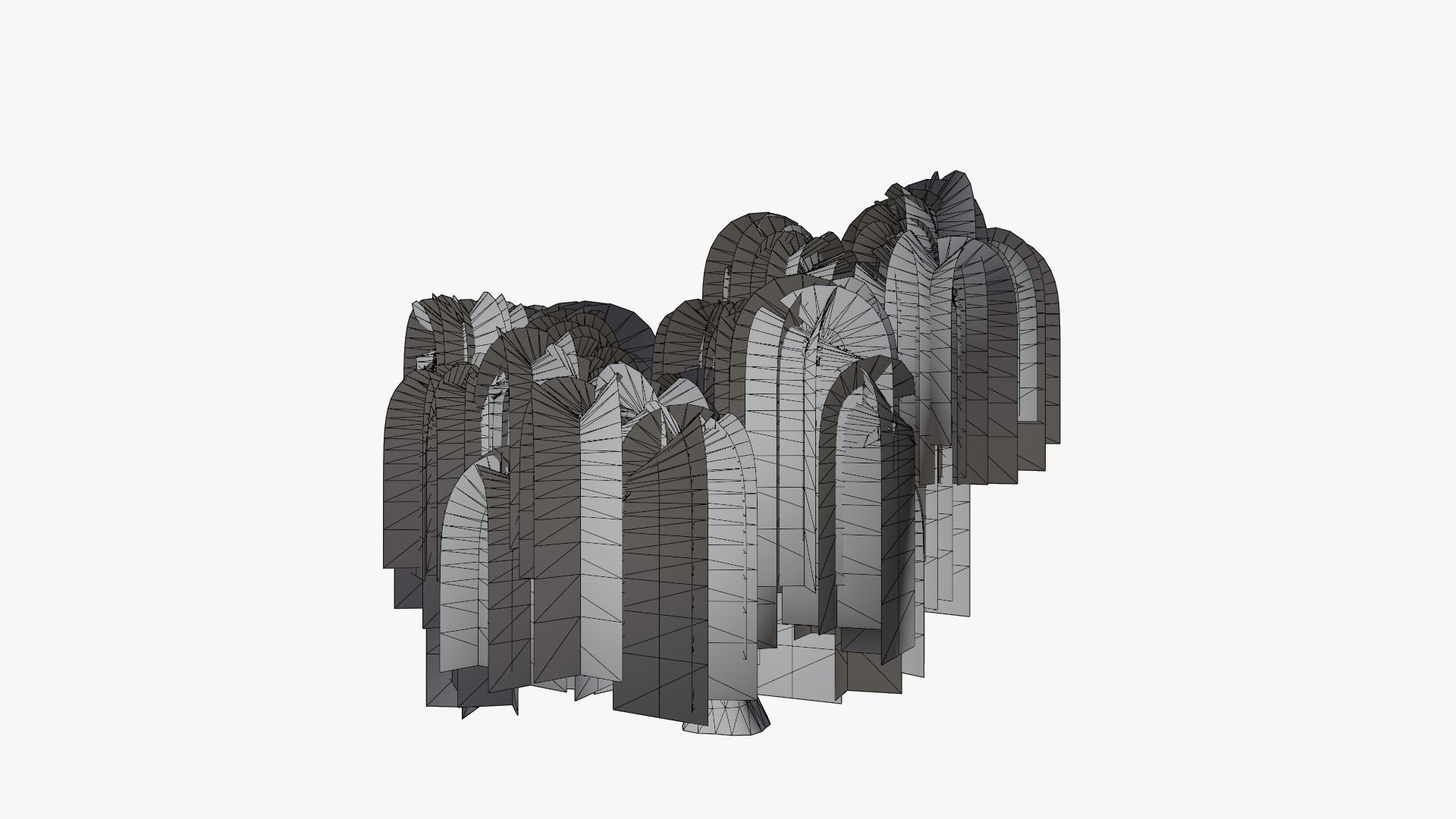 Weeping Willow v2 Low-poly 3D model_9