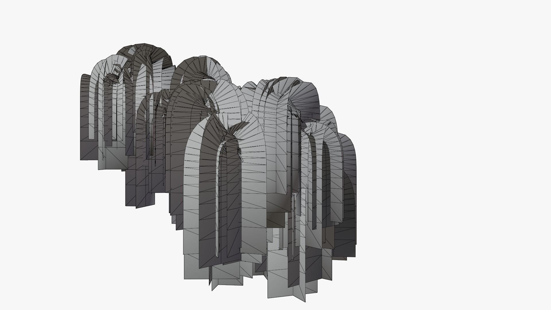 Weeping Willow v2 Low-poly 3D model_11