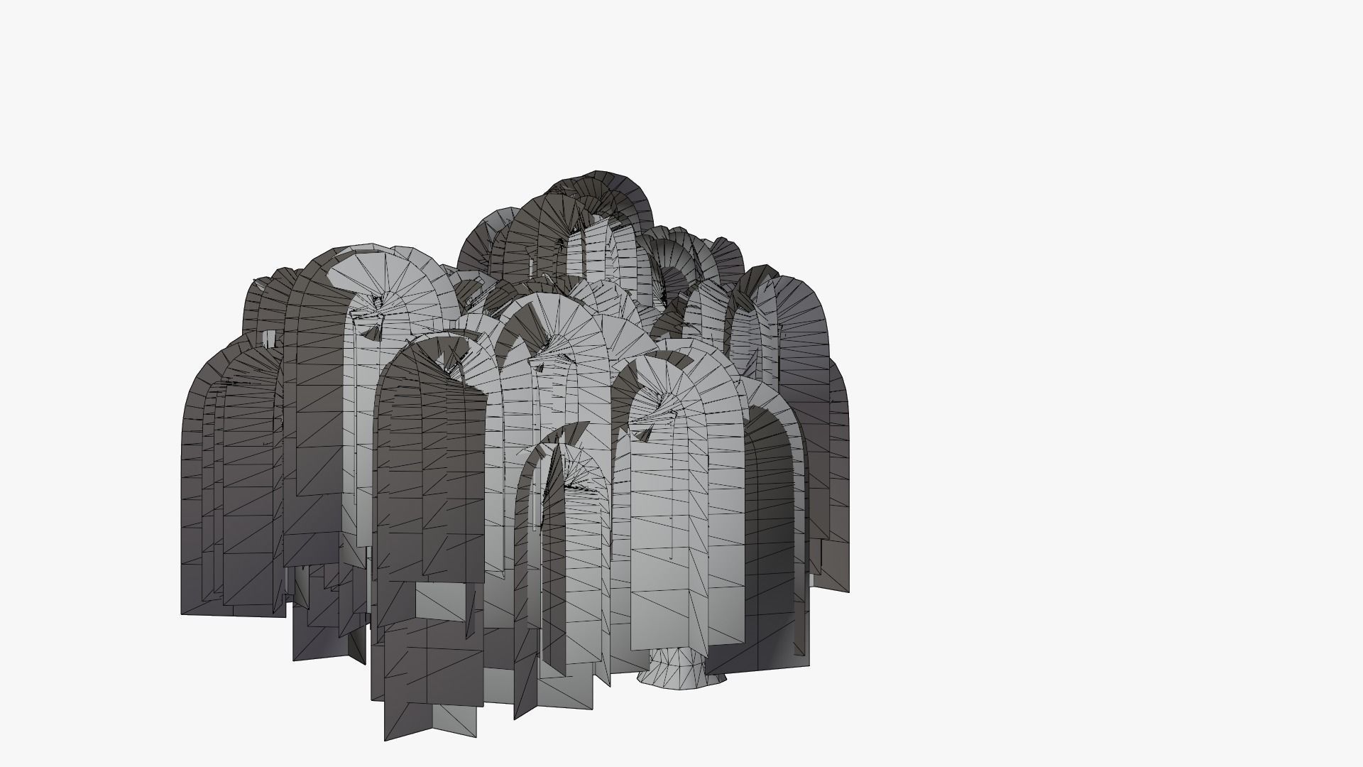 Weeping Willow v2 Low-poly 3D model_10