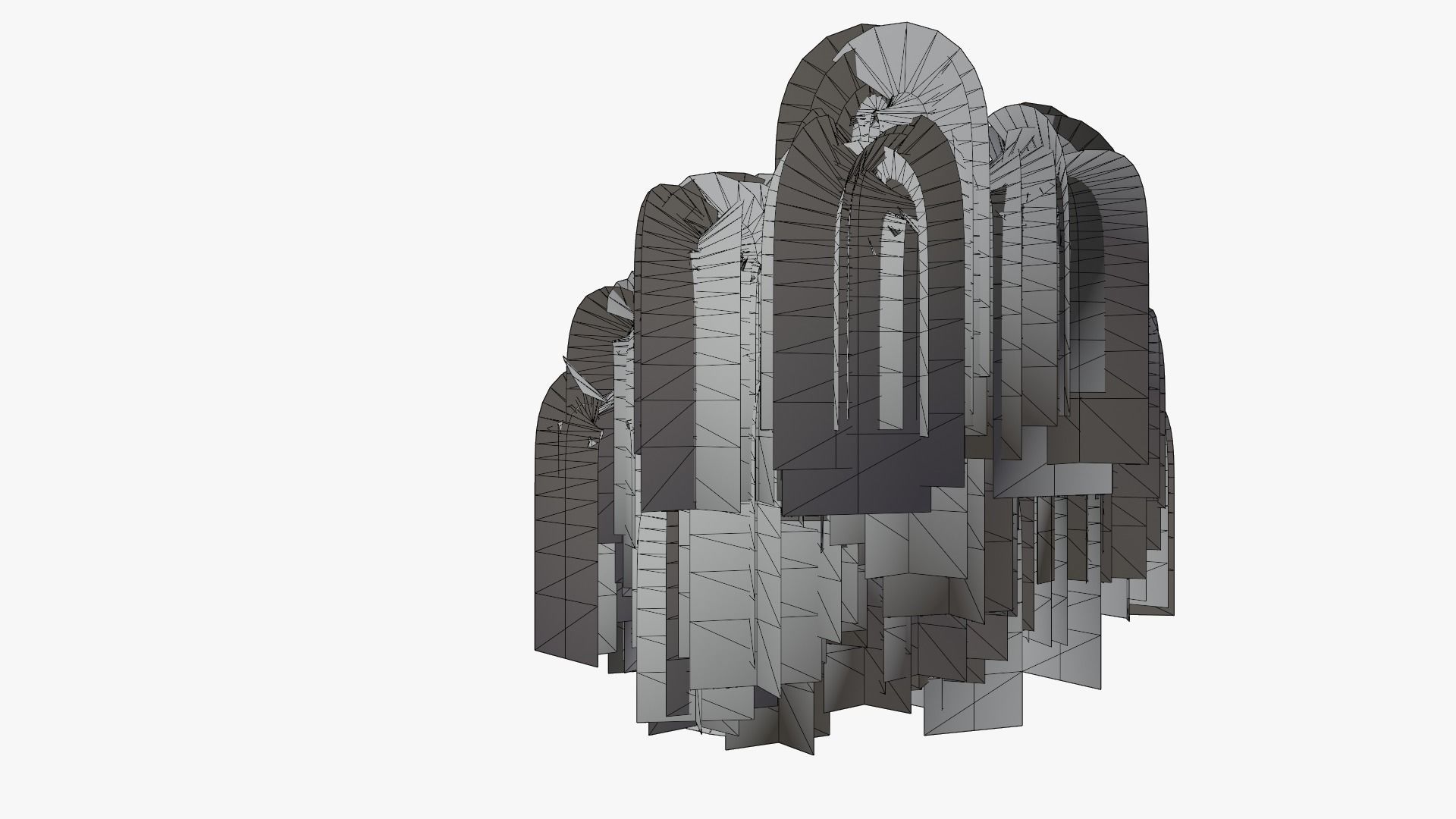 Weeping Willow v2 Low-poly 3D model_7