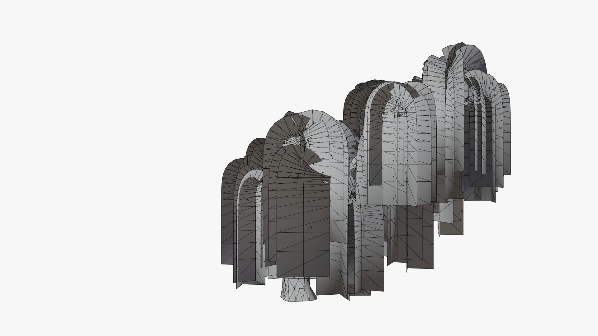 Weeping Willow v2 Low-poly 3D model_8