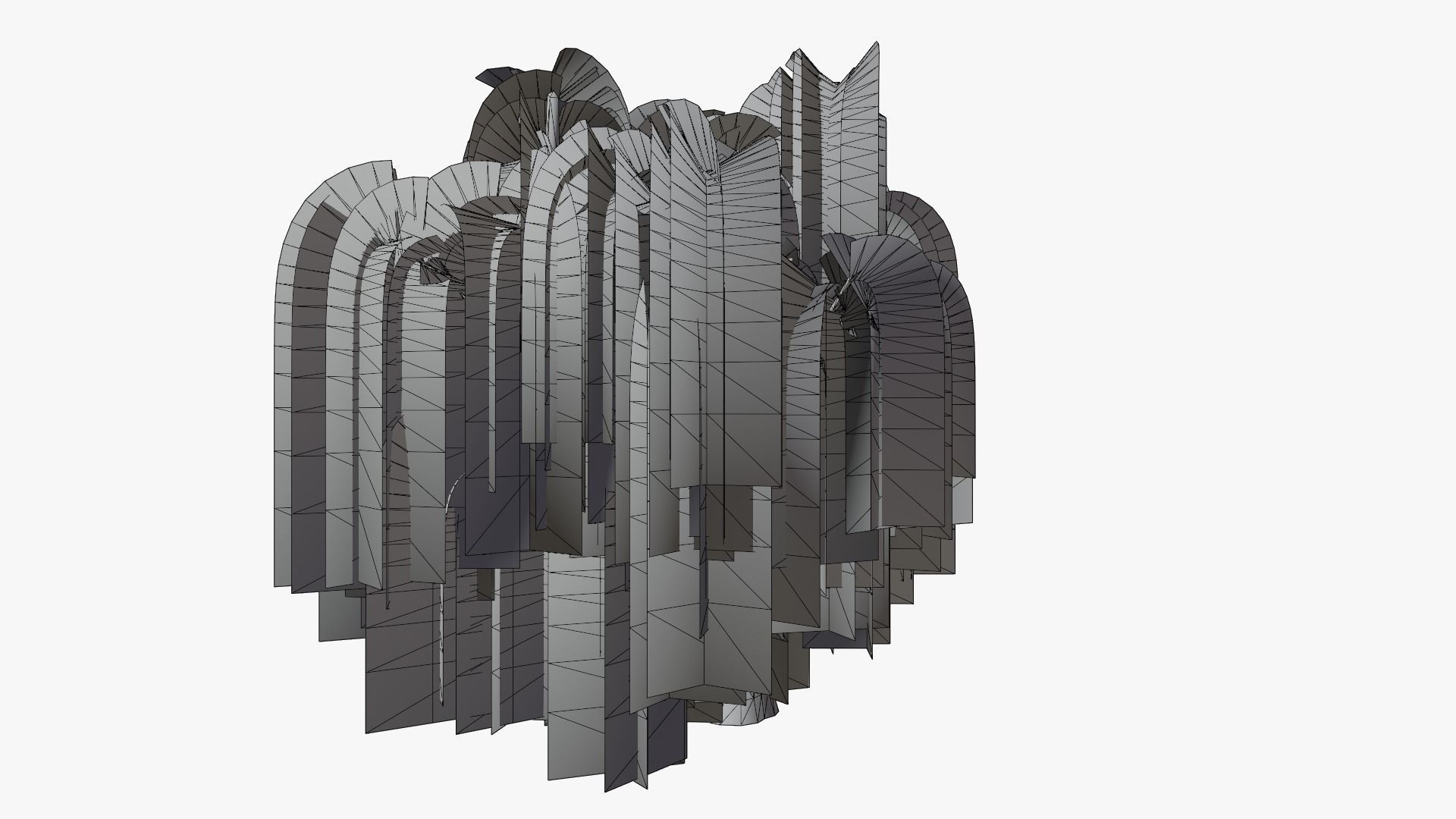 Weeping Willow v3 Low-poly 3D model_10