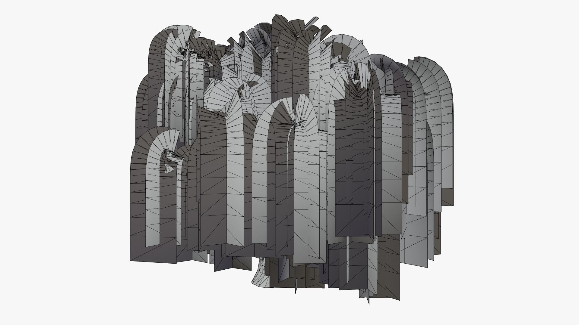 Weeping Willow v3 Low-poly 3D model_11