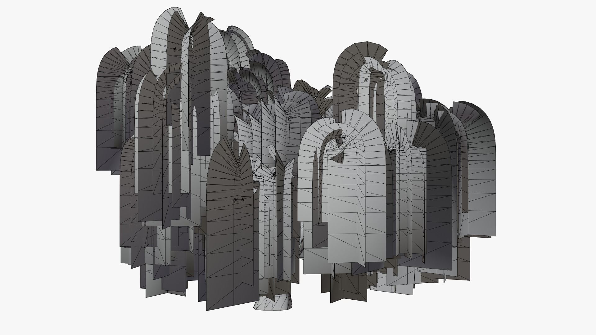 Weeping Willow v3 Low-poly 3D model_6