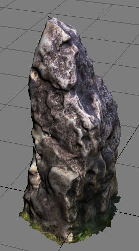 Rock stone 3D model_3