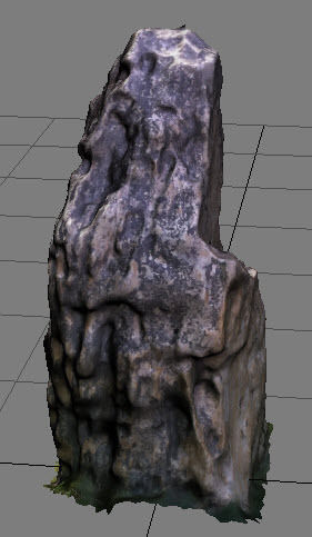 Rock stone 3D model_1