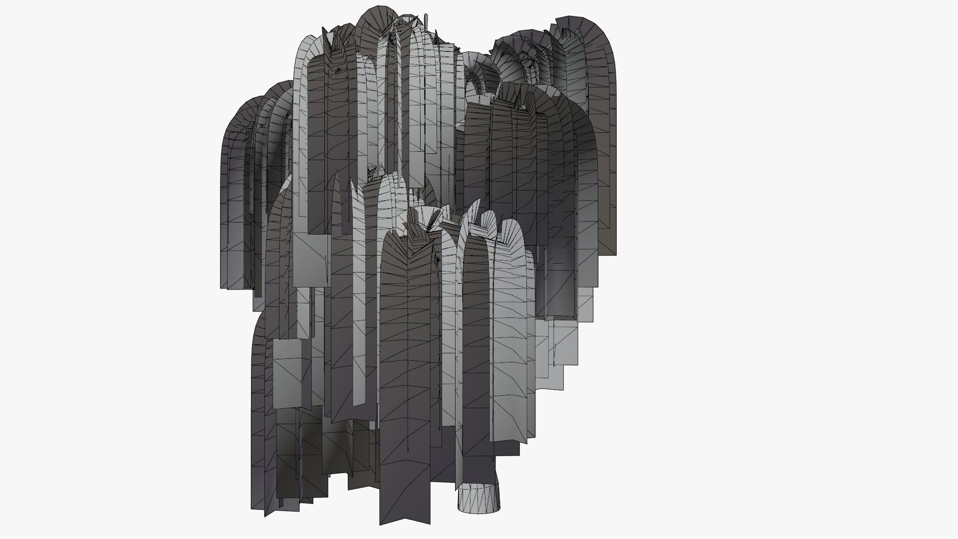 Weeping Willow v6 Low-poly 3D model_9