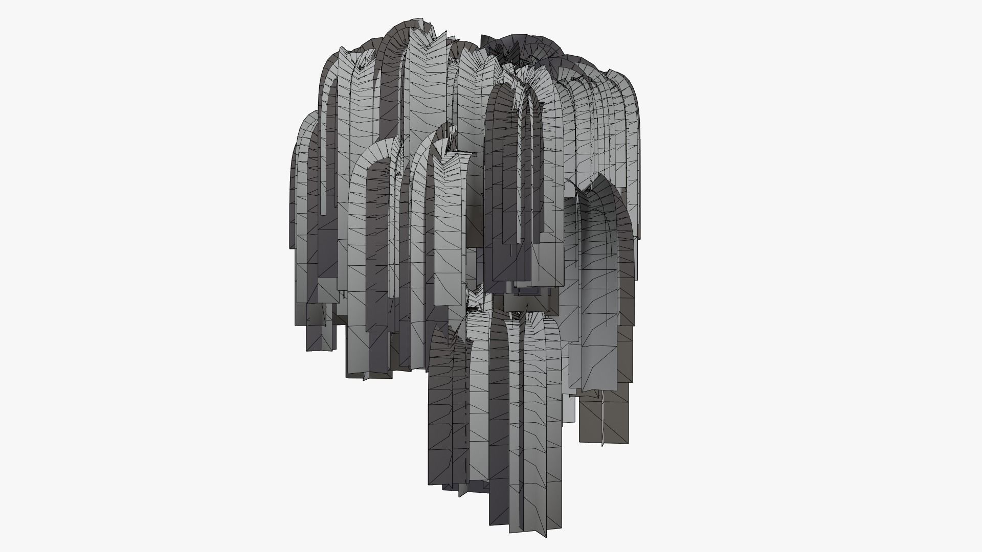 Weeping Willow v6 Low-poly 3D model_11