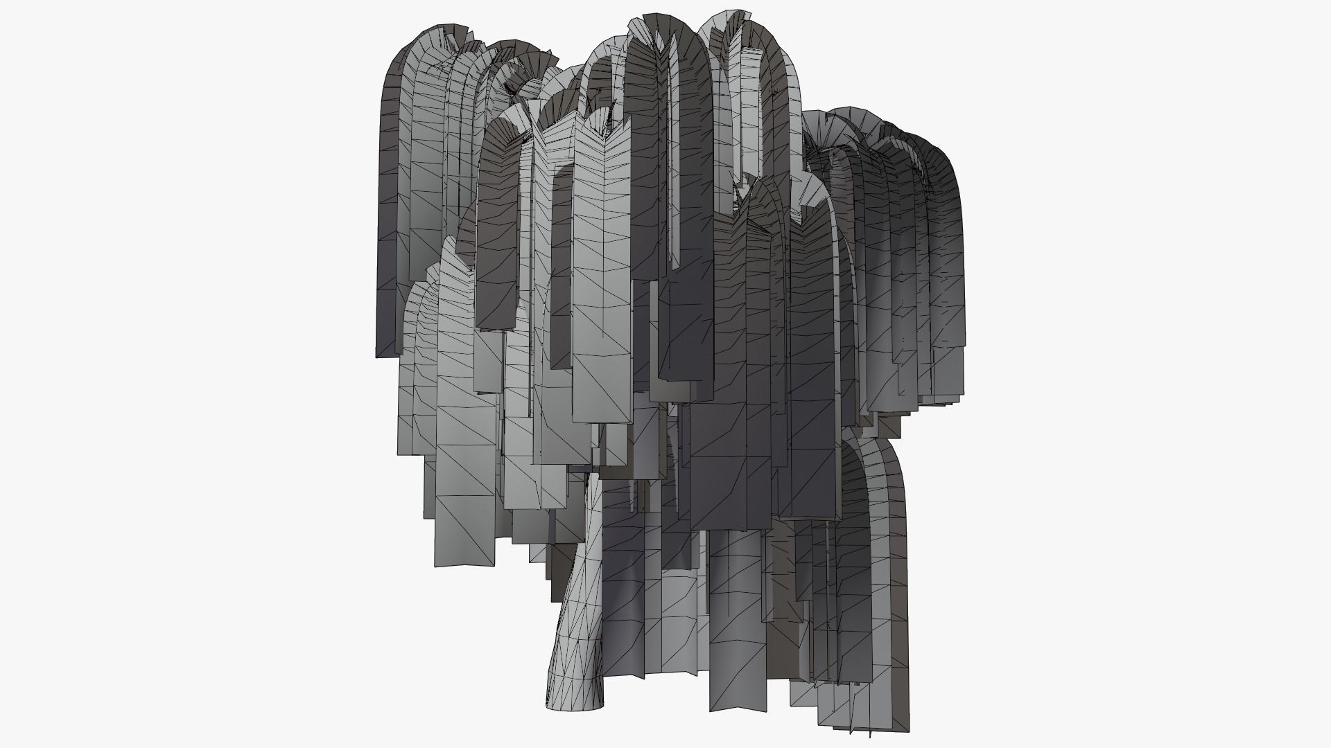 Weeping Willow v6 Low-poly 3D model_6