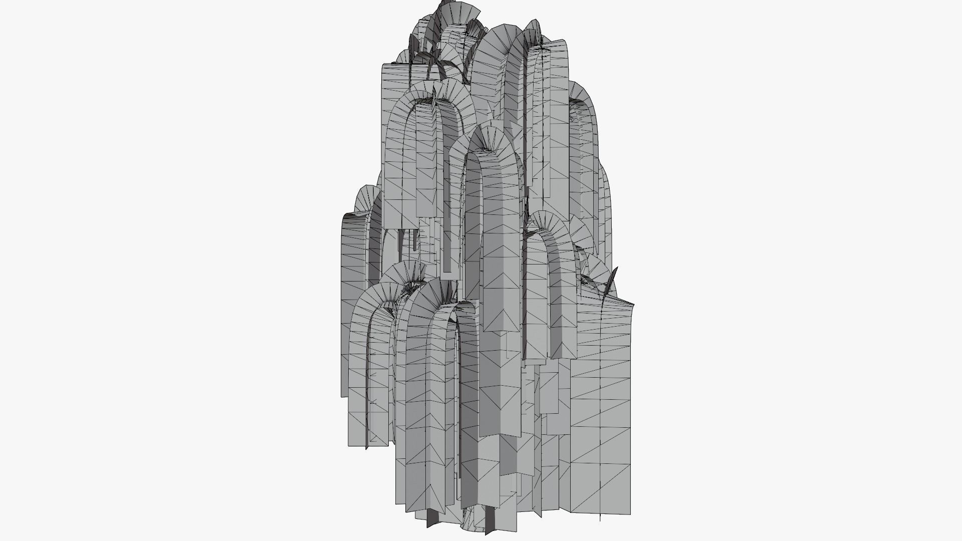 Weeping Willow v8 Low-poly 3D model_8