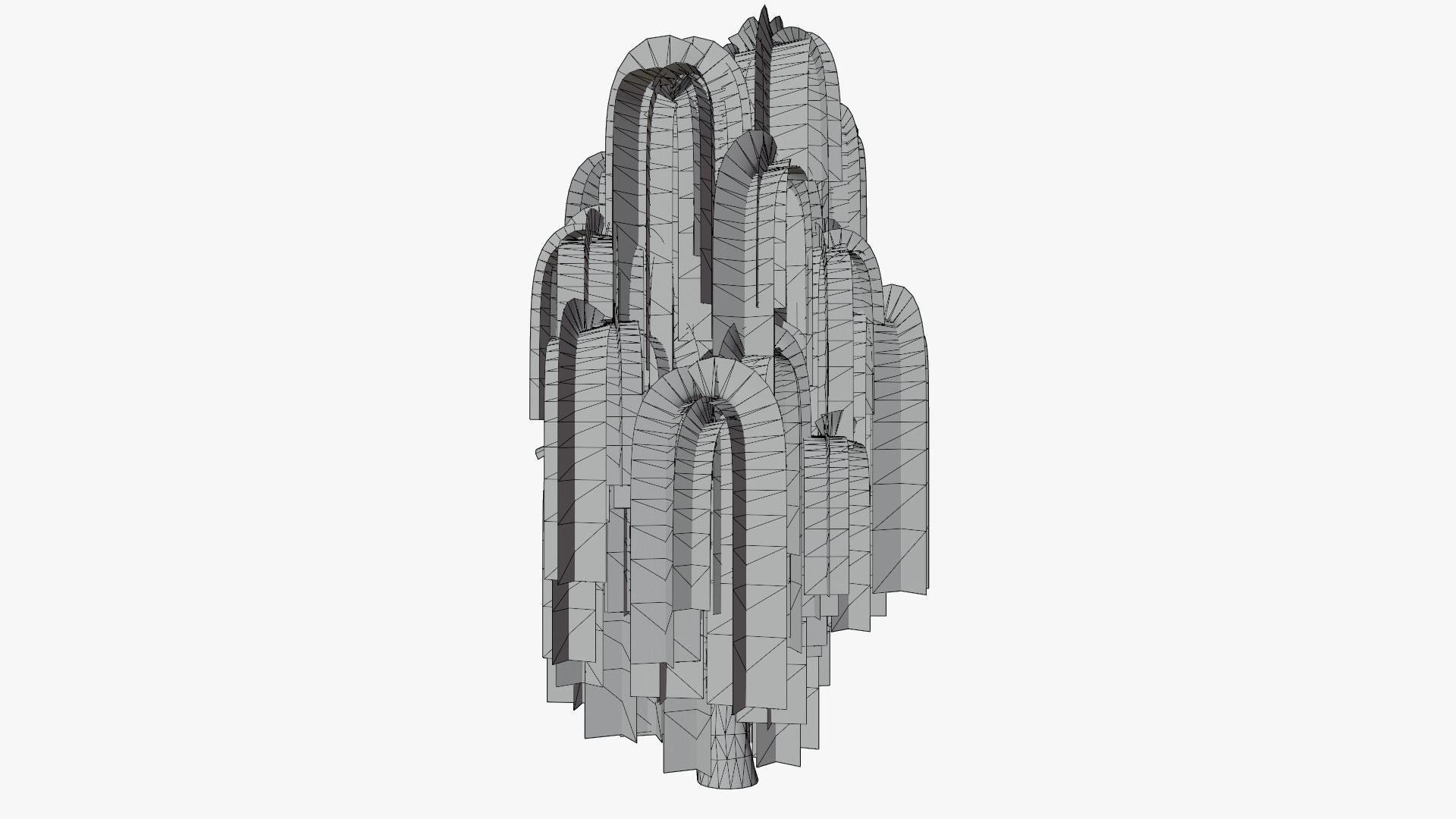 Weeping Willow v8 Low-poly 3D model_11