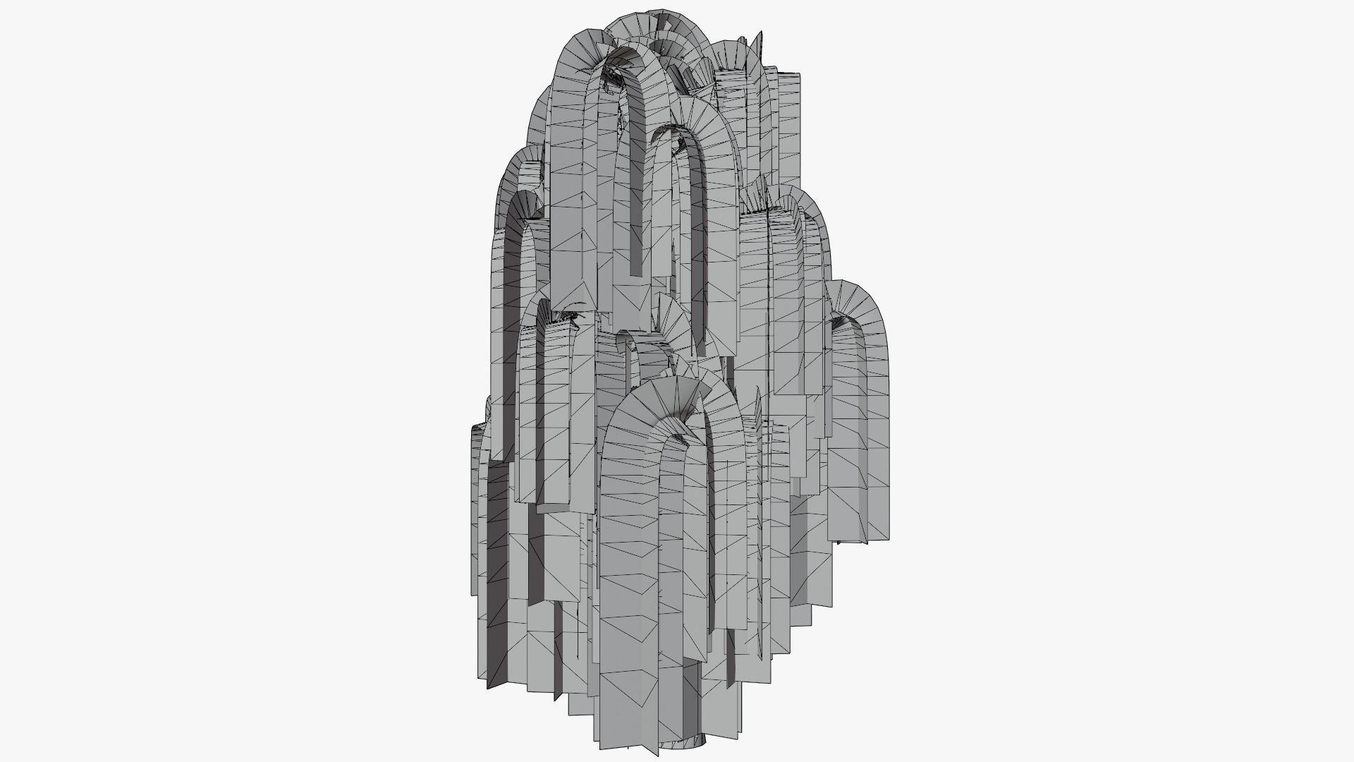 Weeping Willow v8 Low-poly 3D model_7