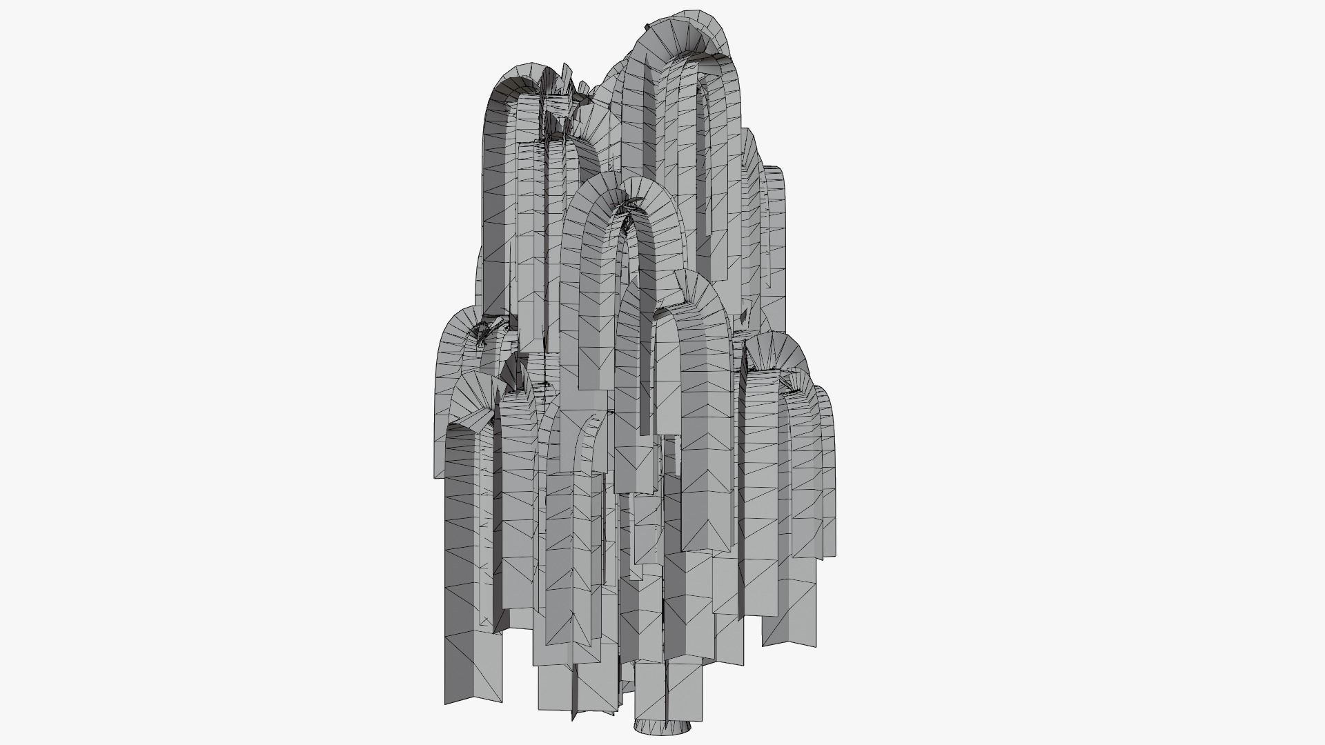 Weeping Willow v8 Low-poly 3D model_6