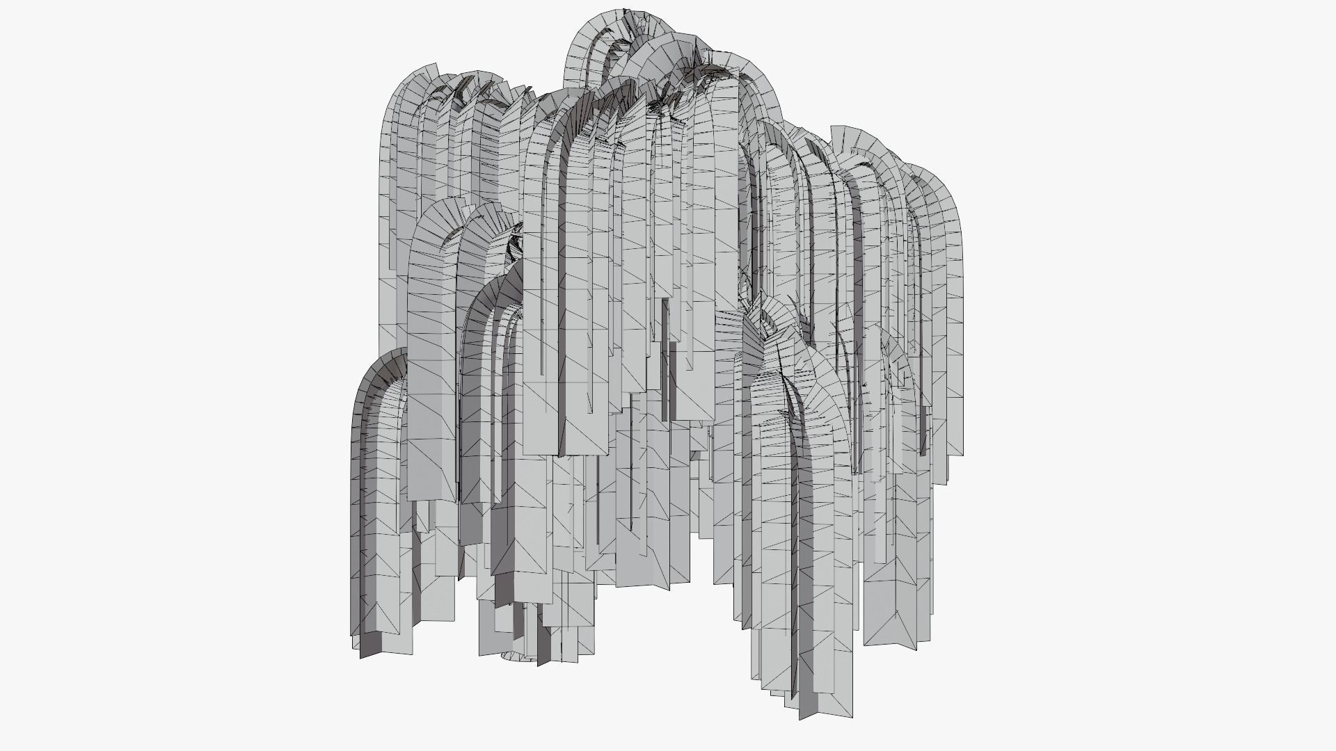 Weeping Willow v9 Low-poly 3D model_11