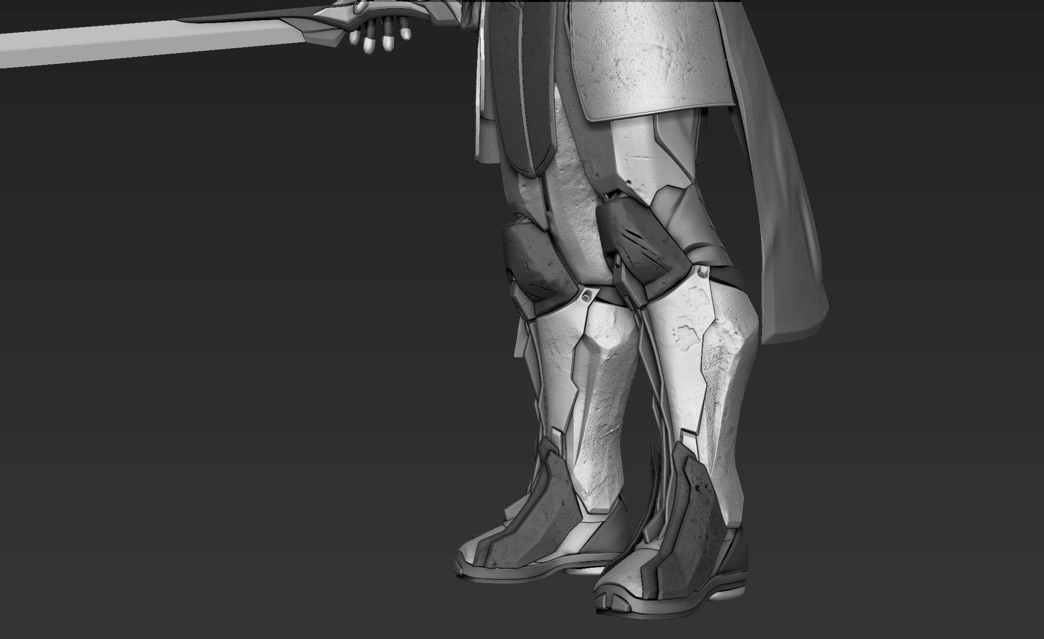 Paladin Knight Sci-Fi Style 3D model_19