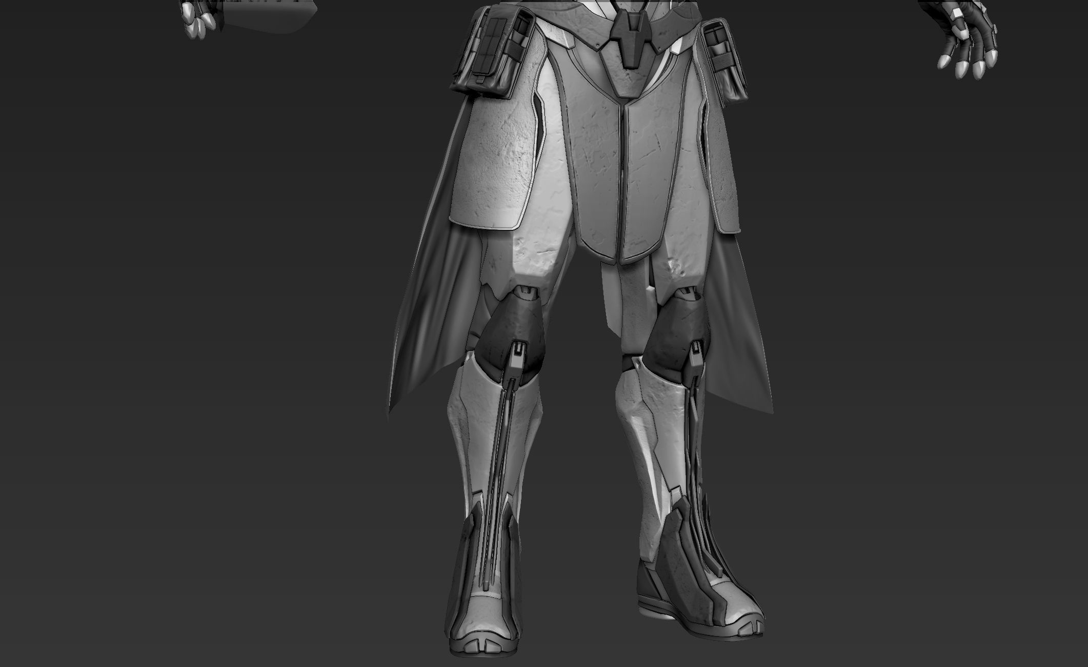 Paladin Knight Sci-Fi Style 3D model_20