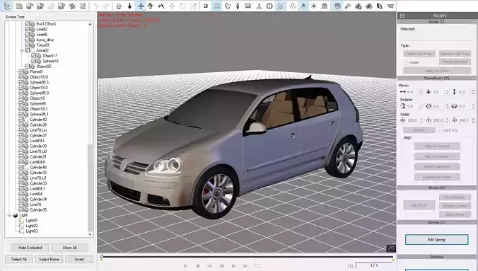 GOLF- 3DS - FBX - OBJ - iProp - ICLONE 7