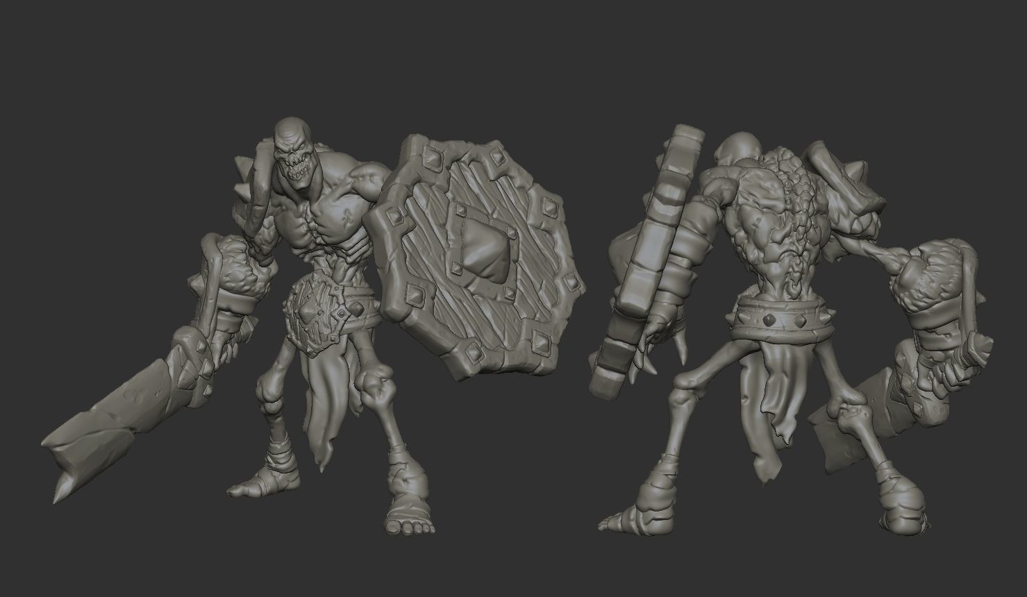 Skeleton Raider 3D print model_3