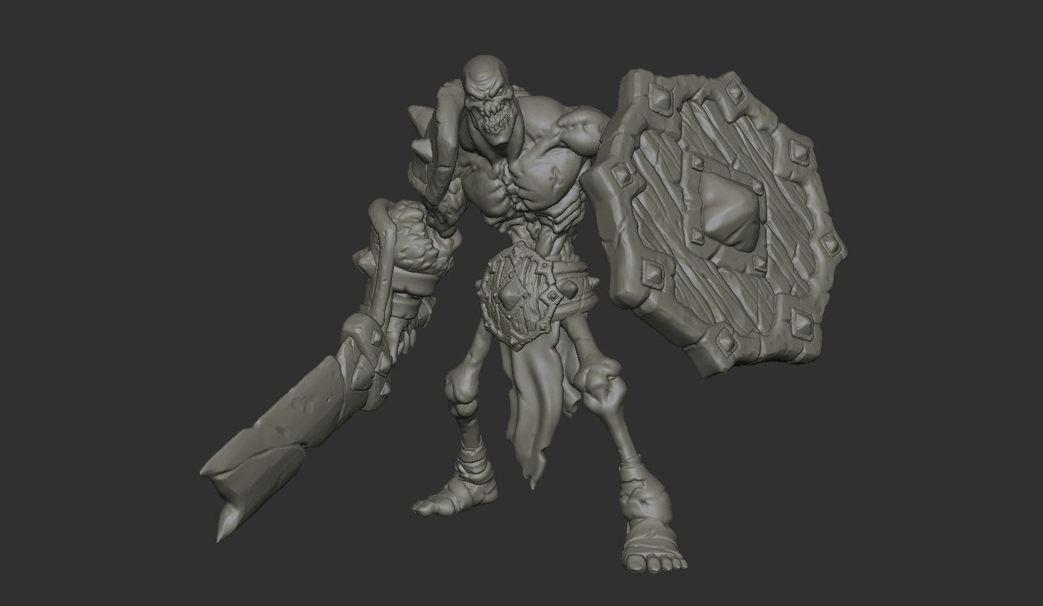 Skeleton Raider 3D print model_2