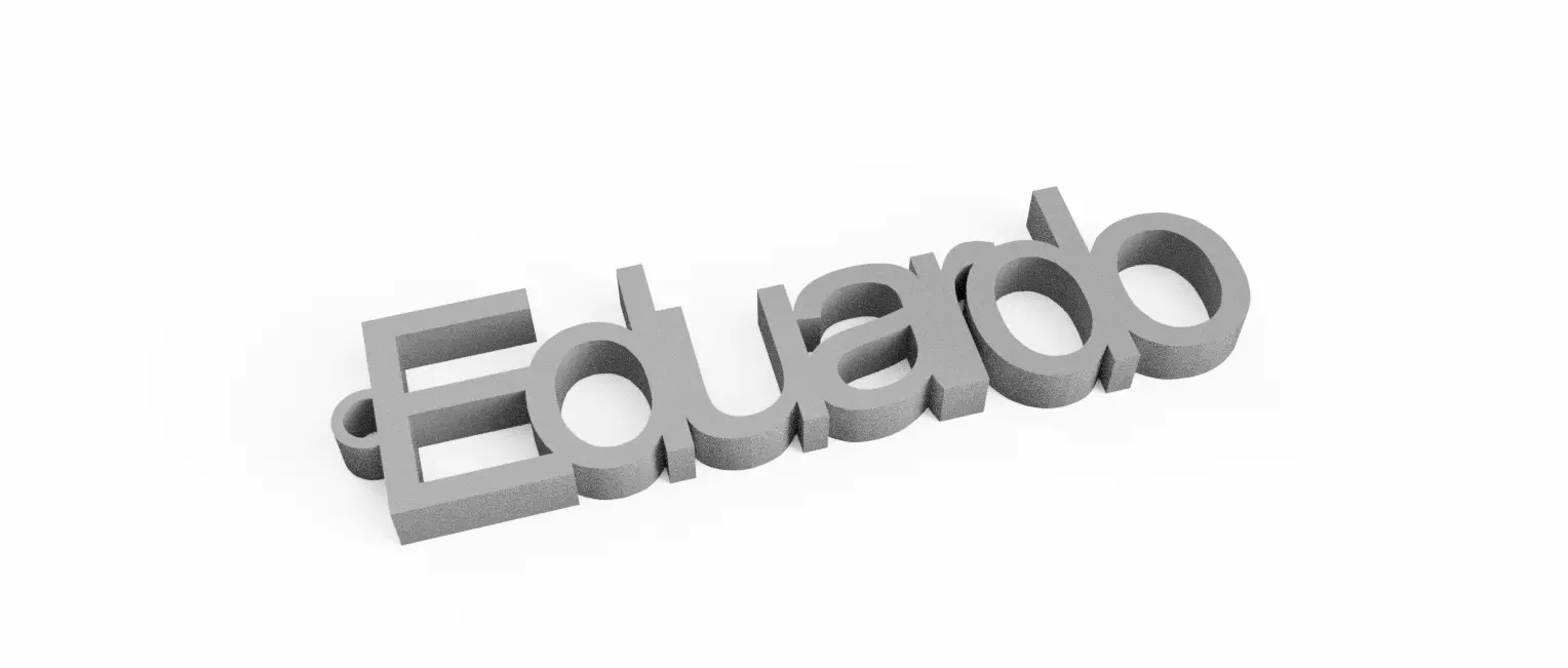Llavero Eduardo 3D print model