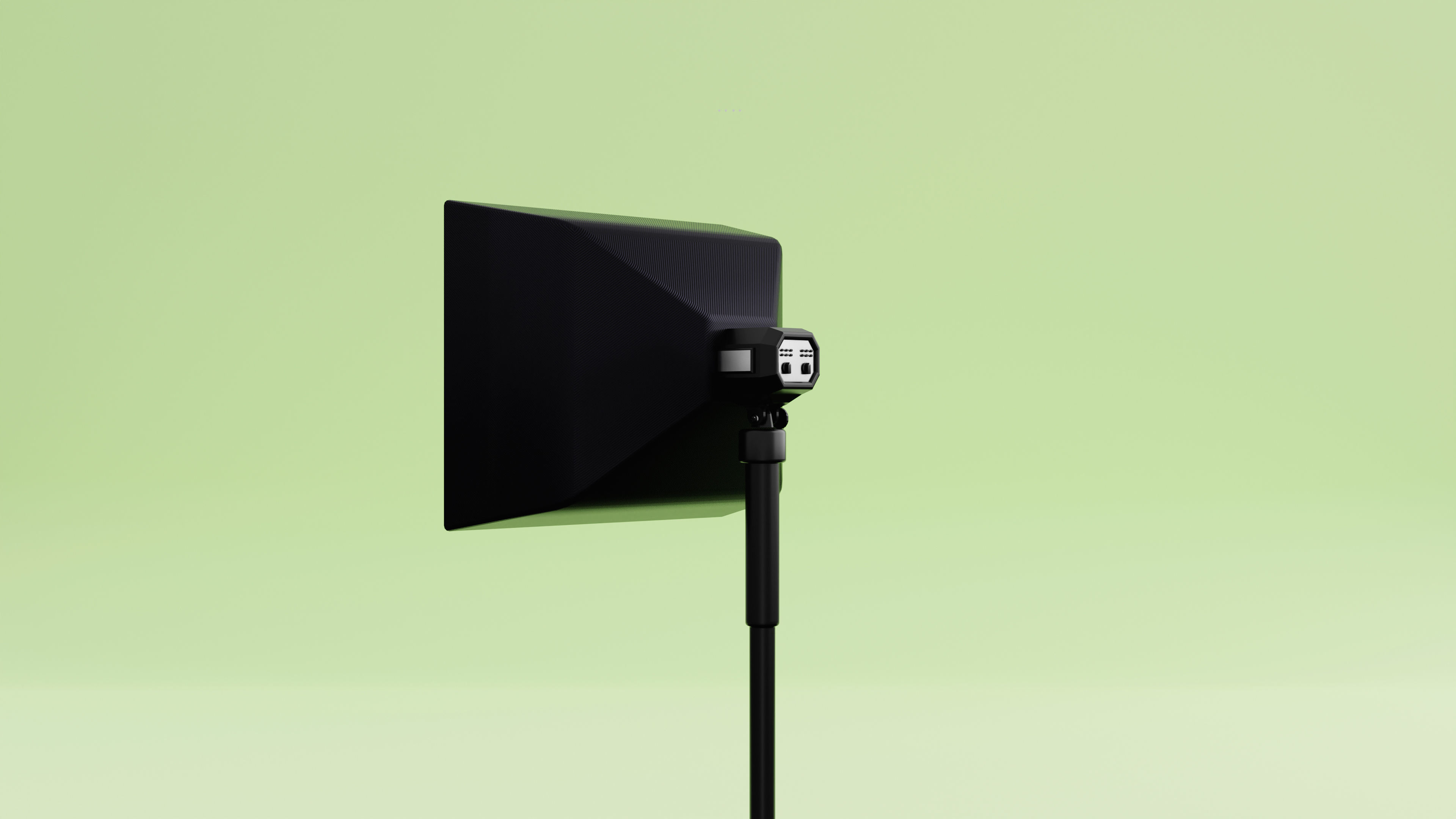 Softbox Studio Light Low-poly 3D model_5