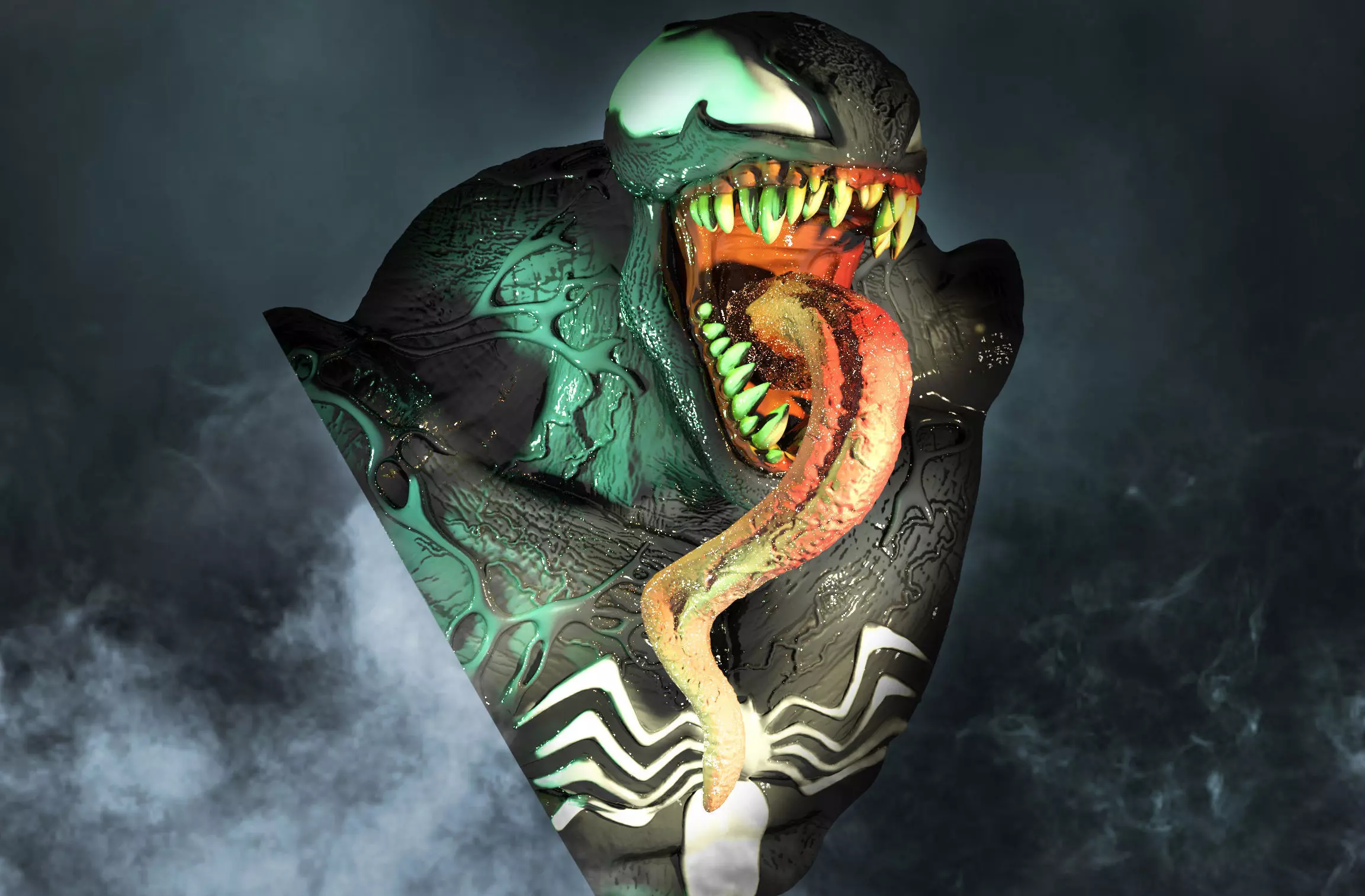 Venom 3D print model_0