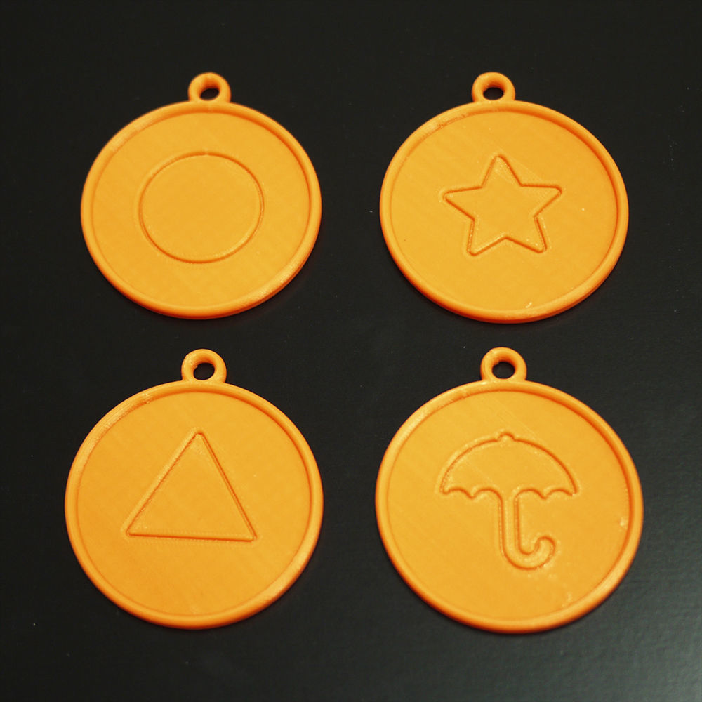 Squid Game Ornament Set 3D print model_3