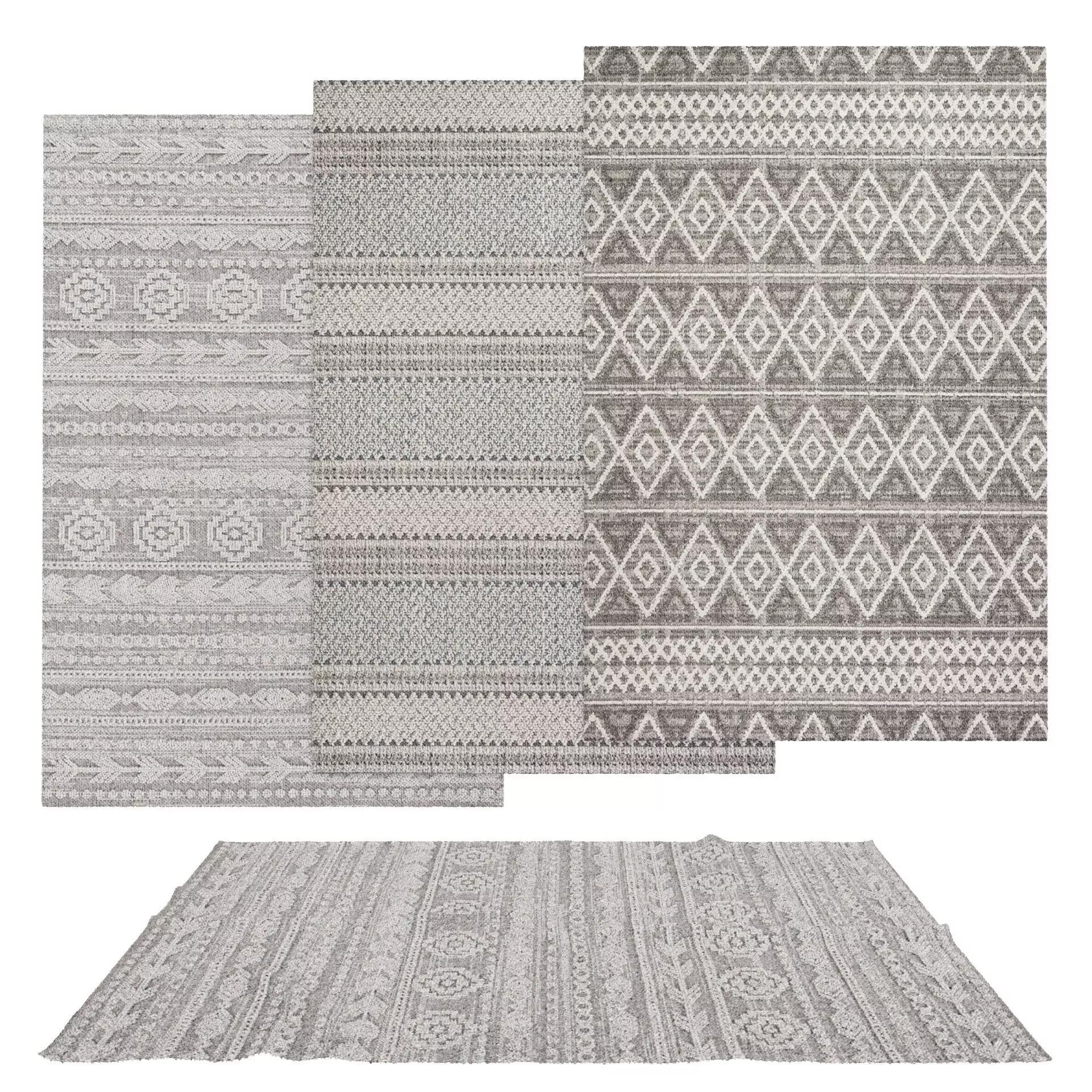 Rugs No 459 Low-poly 3D model