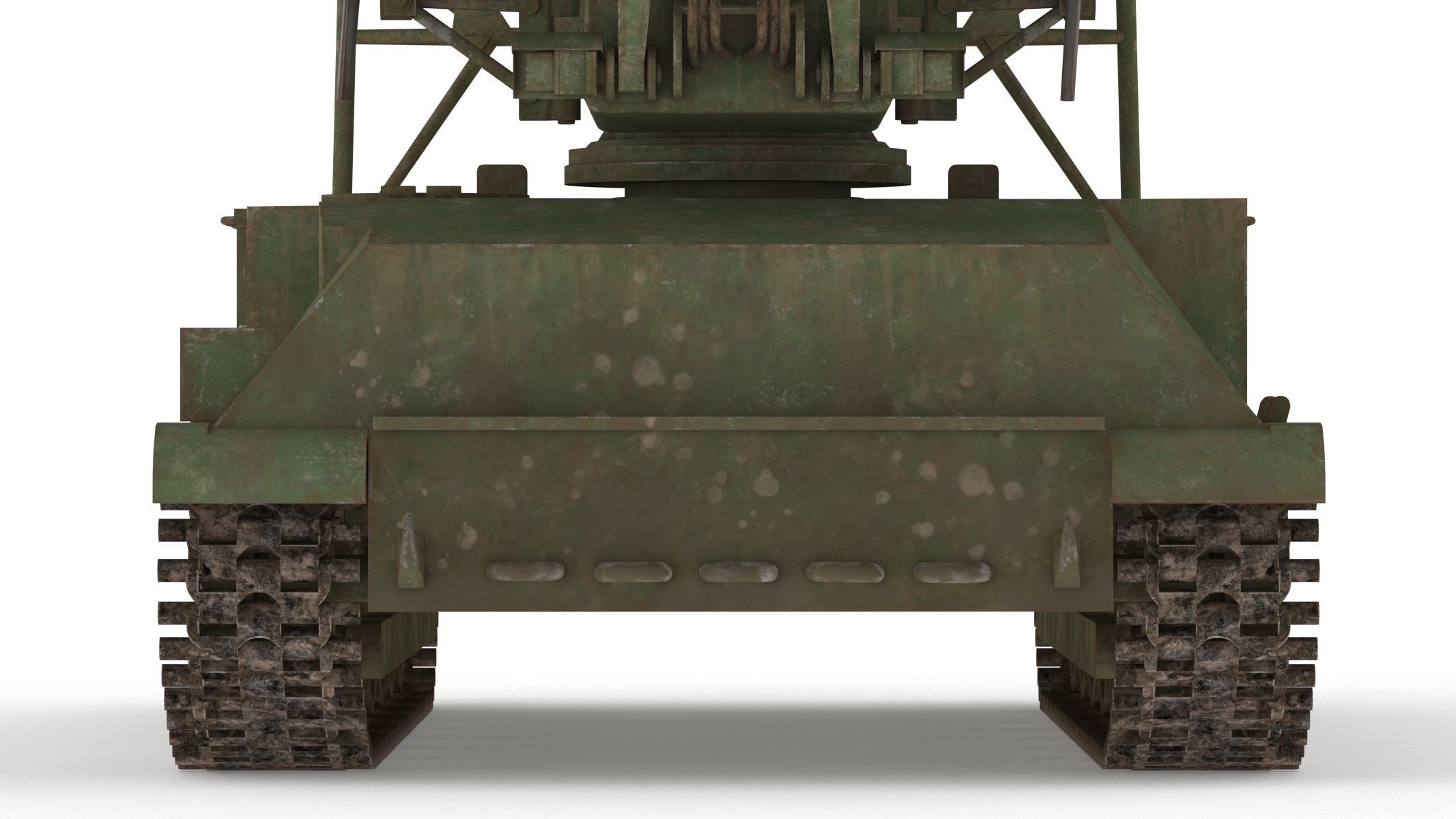 2K11 Kub Low Poly SA-4 Ganef Low-poly 3D model_15