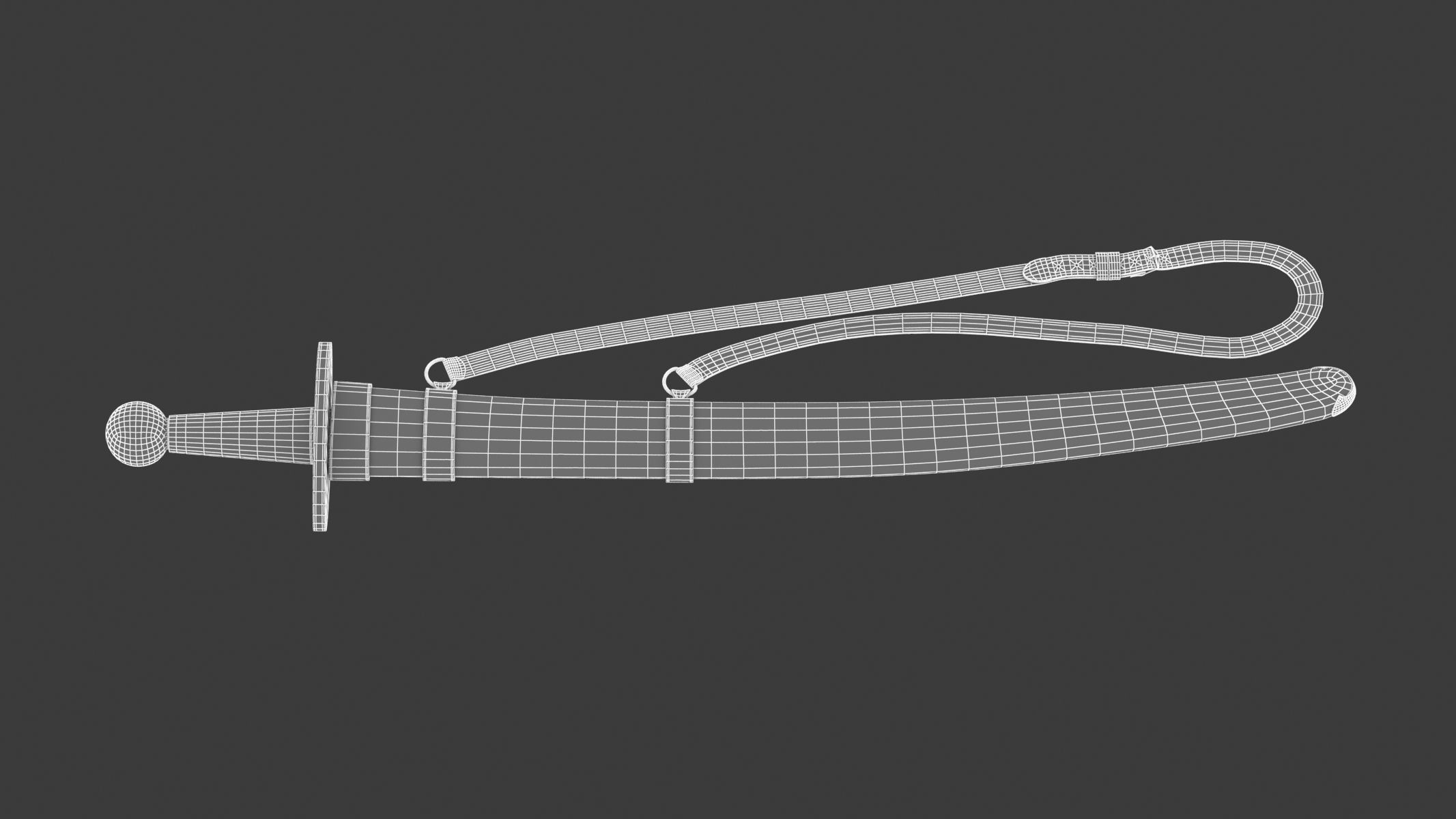 Paramerion Sword Low-poly 3D model_13
