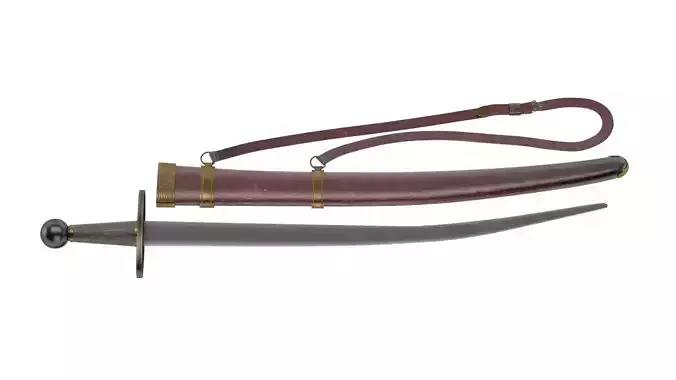 Paramerion Sword Low-poly 3D model