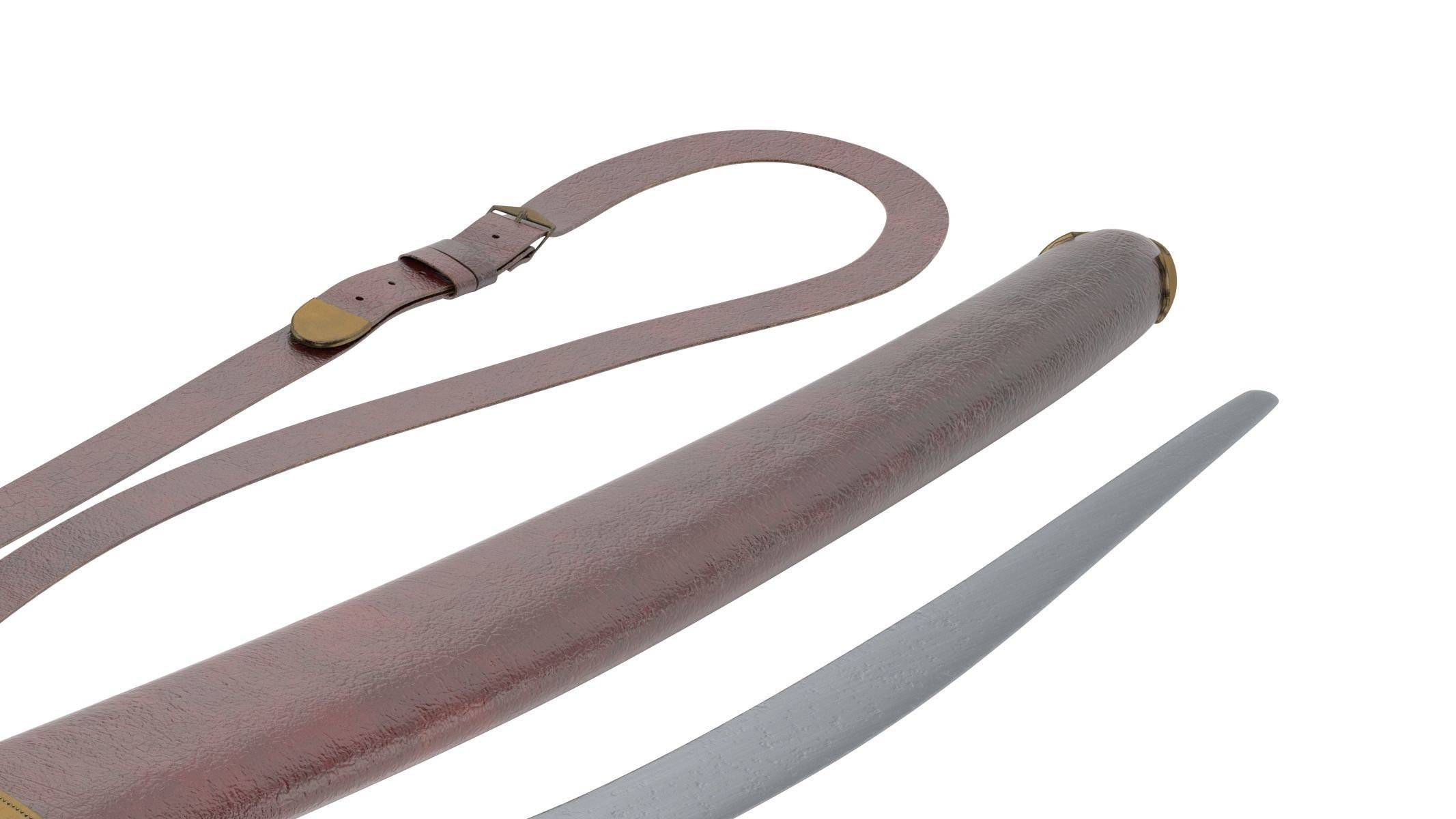 Paramerion Sword Low-poly 3D model_9