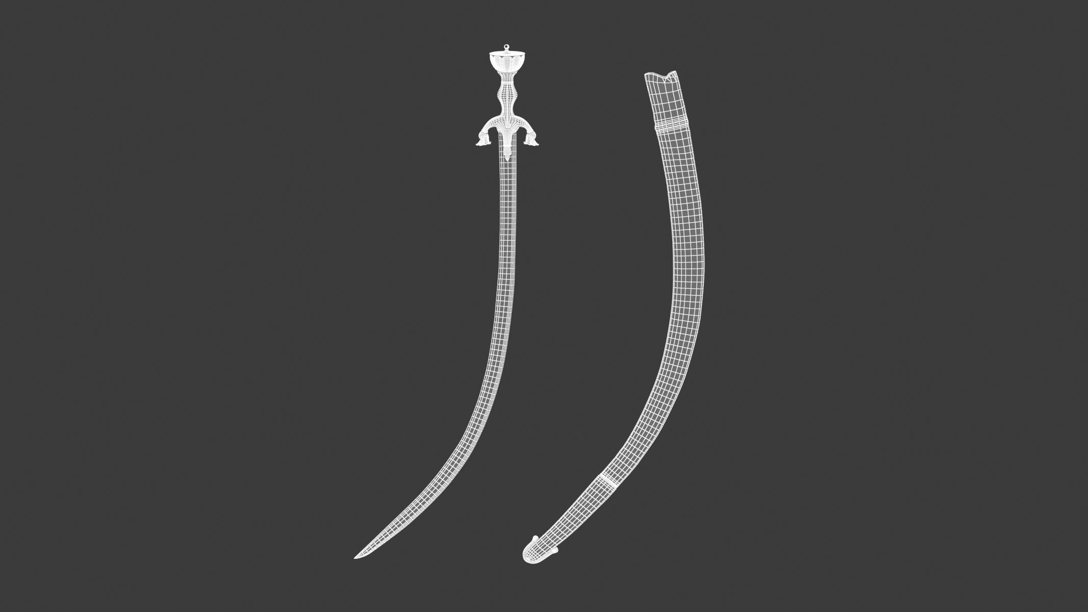 Pulwar sword 3D model_14