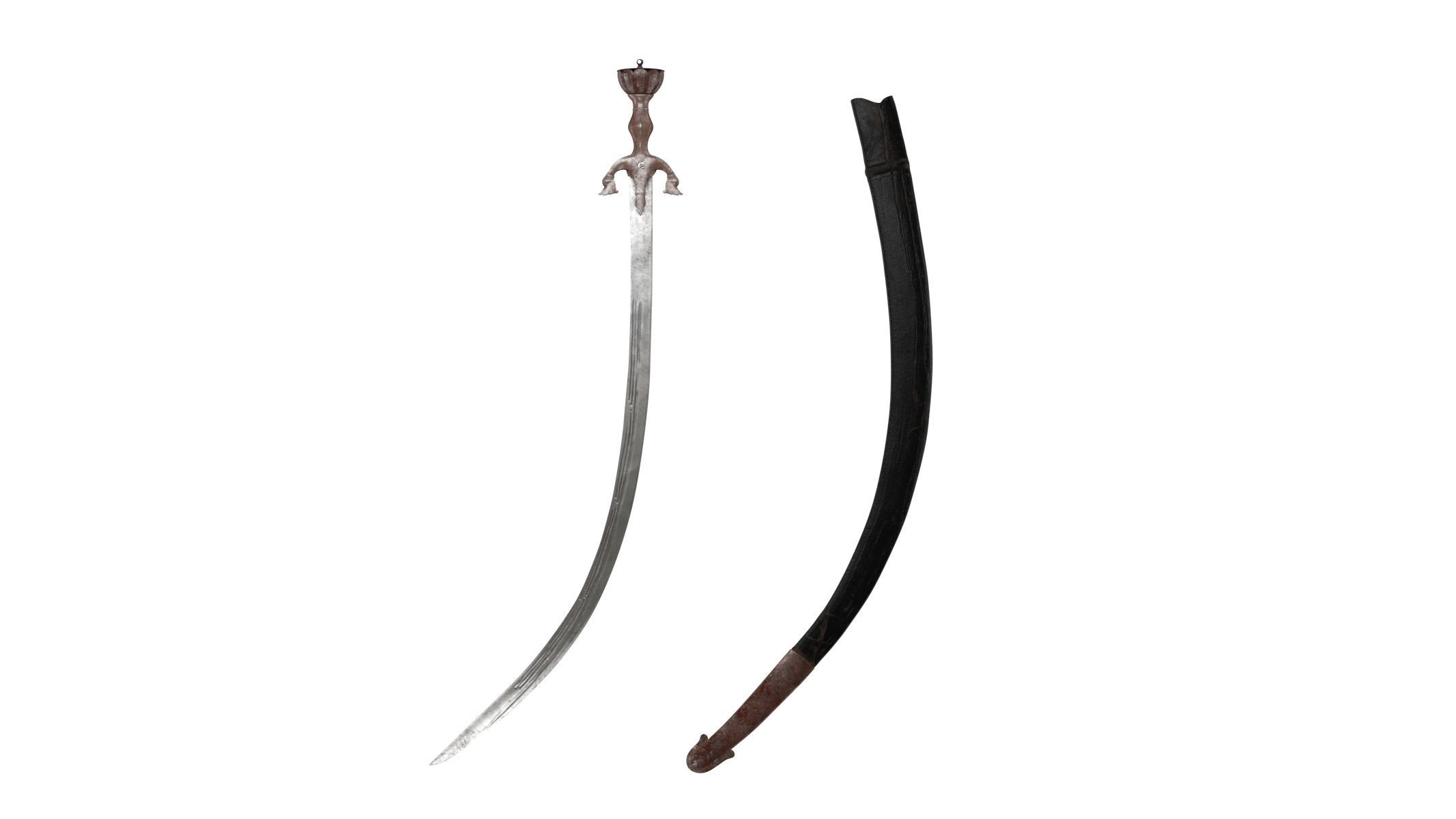 Pulwar sword 3D model_4