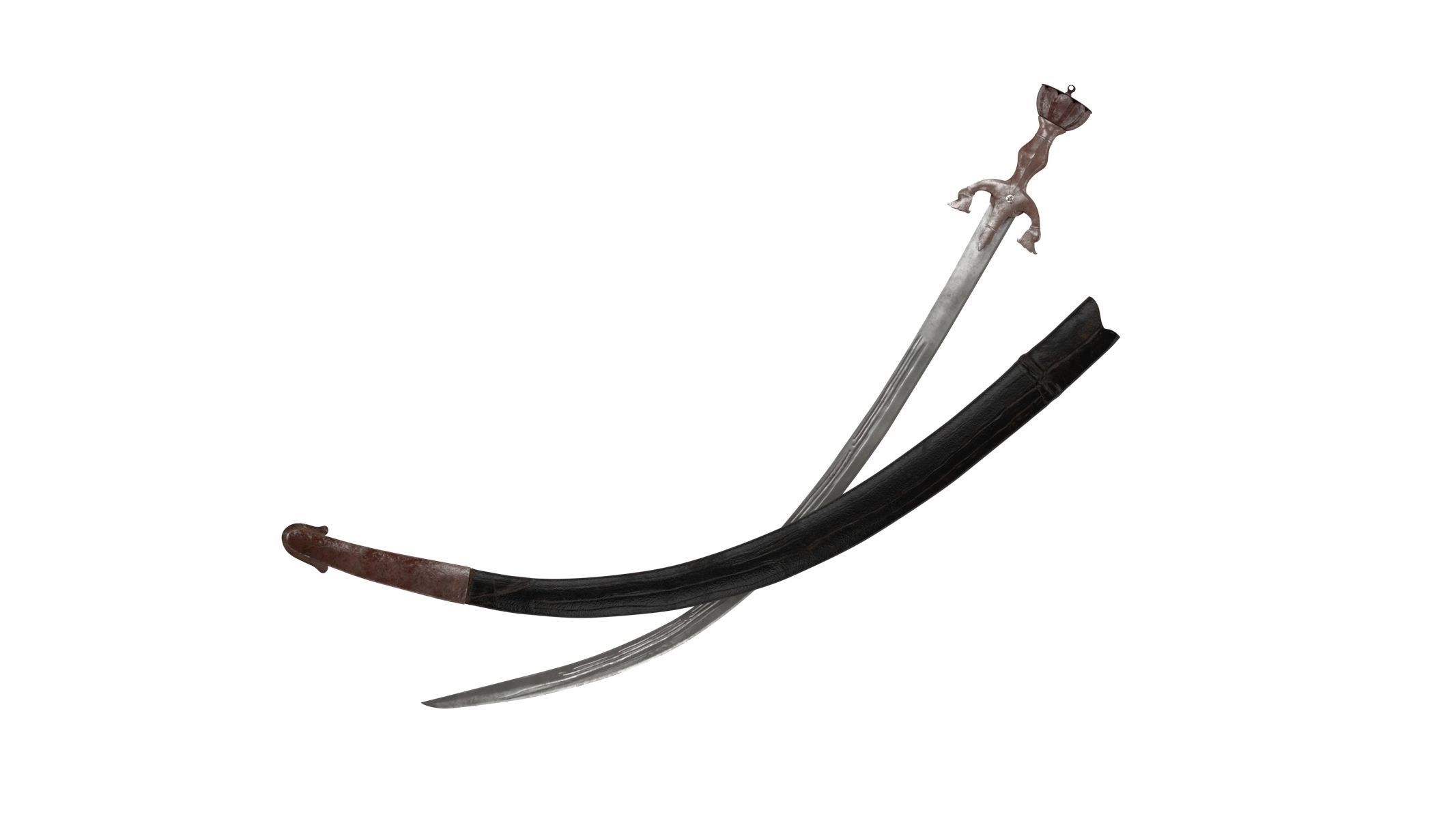 Pulwar sword 3D model_5