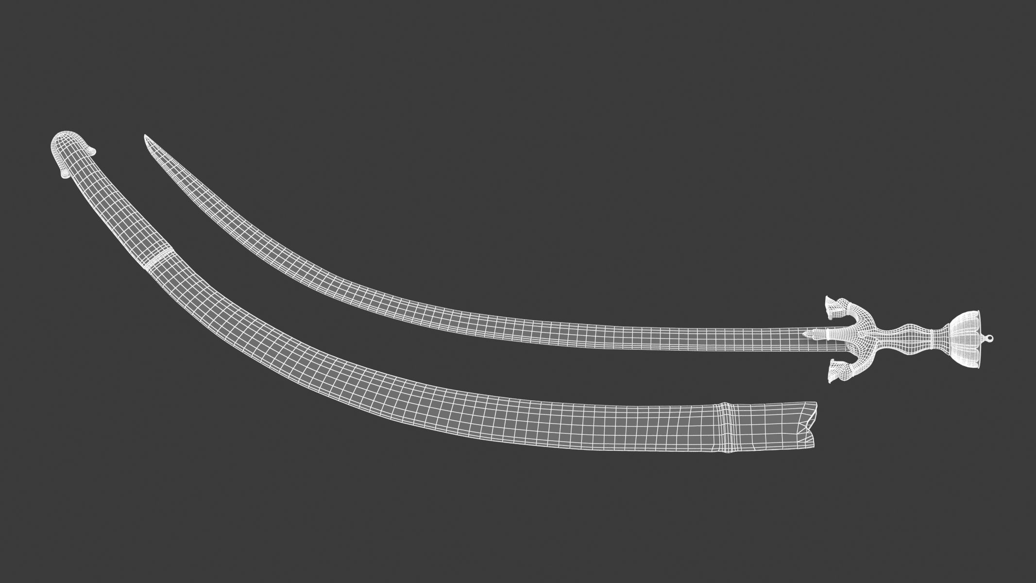 Pulwar sword 3D model_10