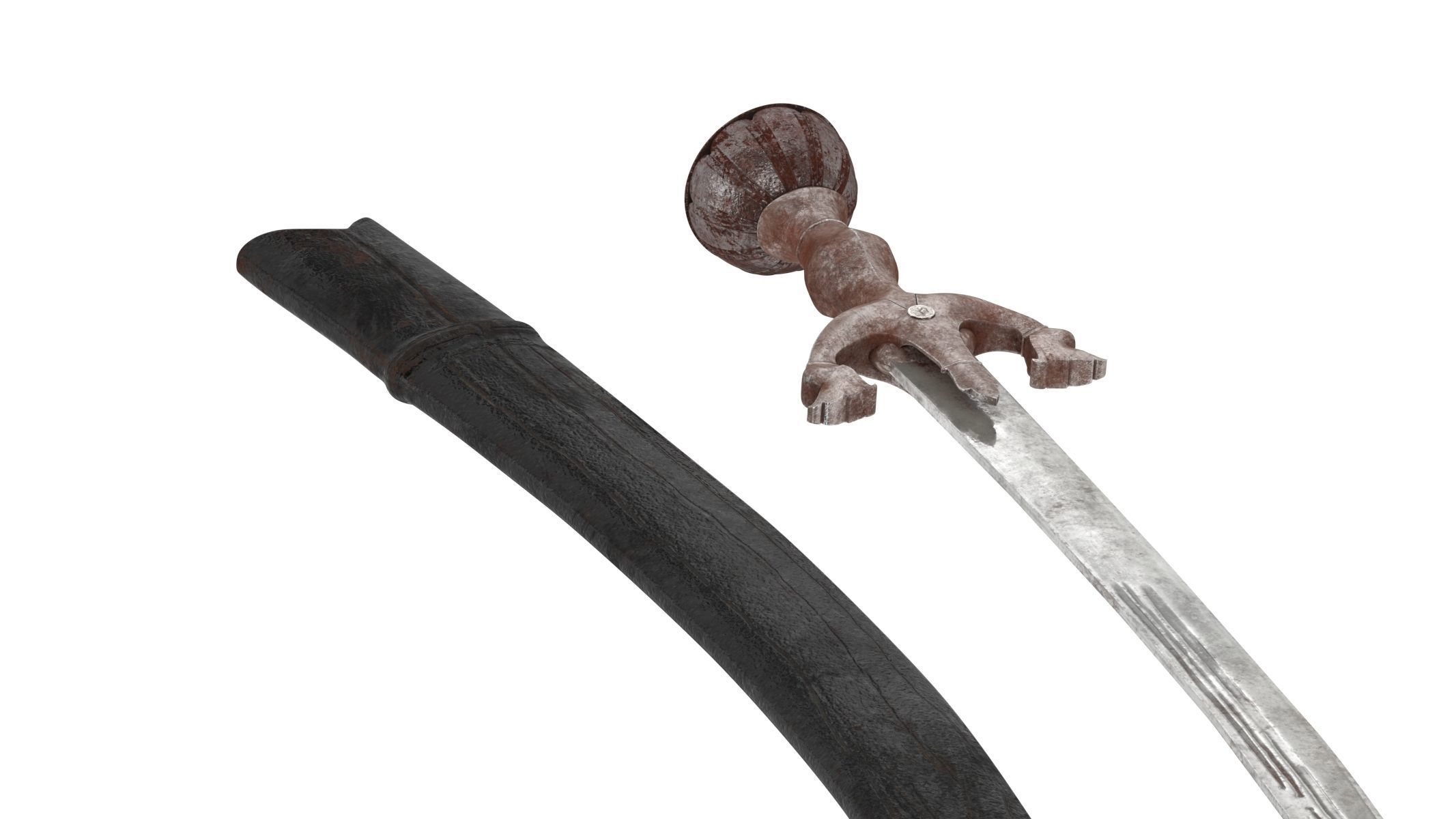 Pulwar sword 3D model_8