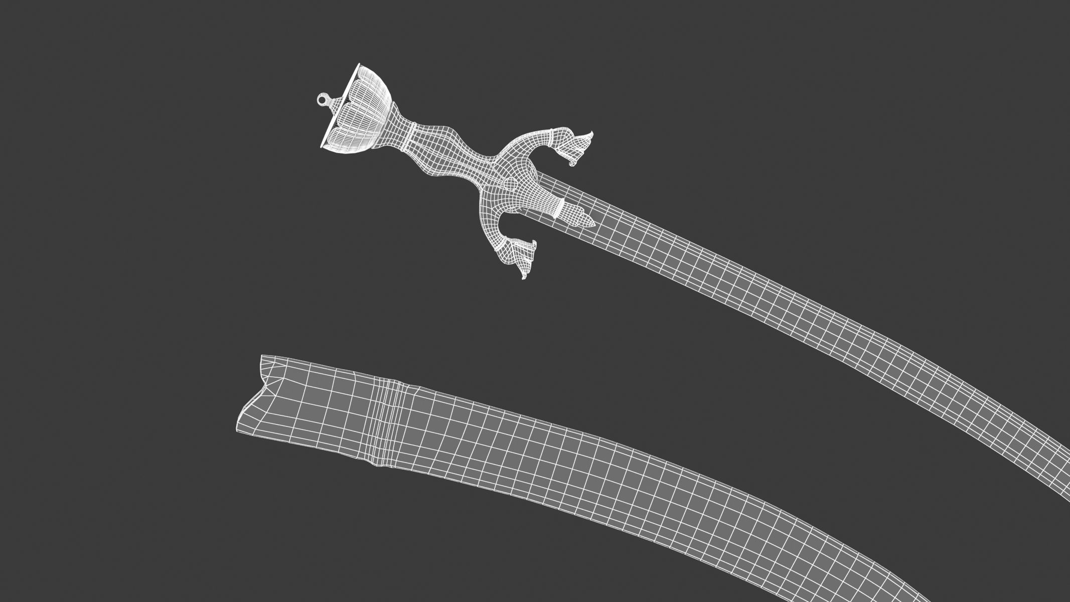 Pulwar sword 3D model_16