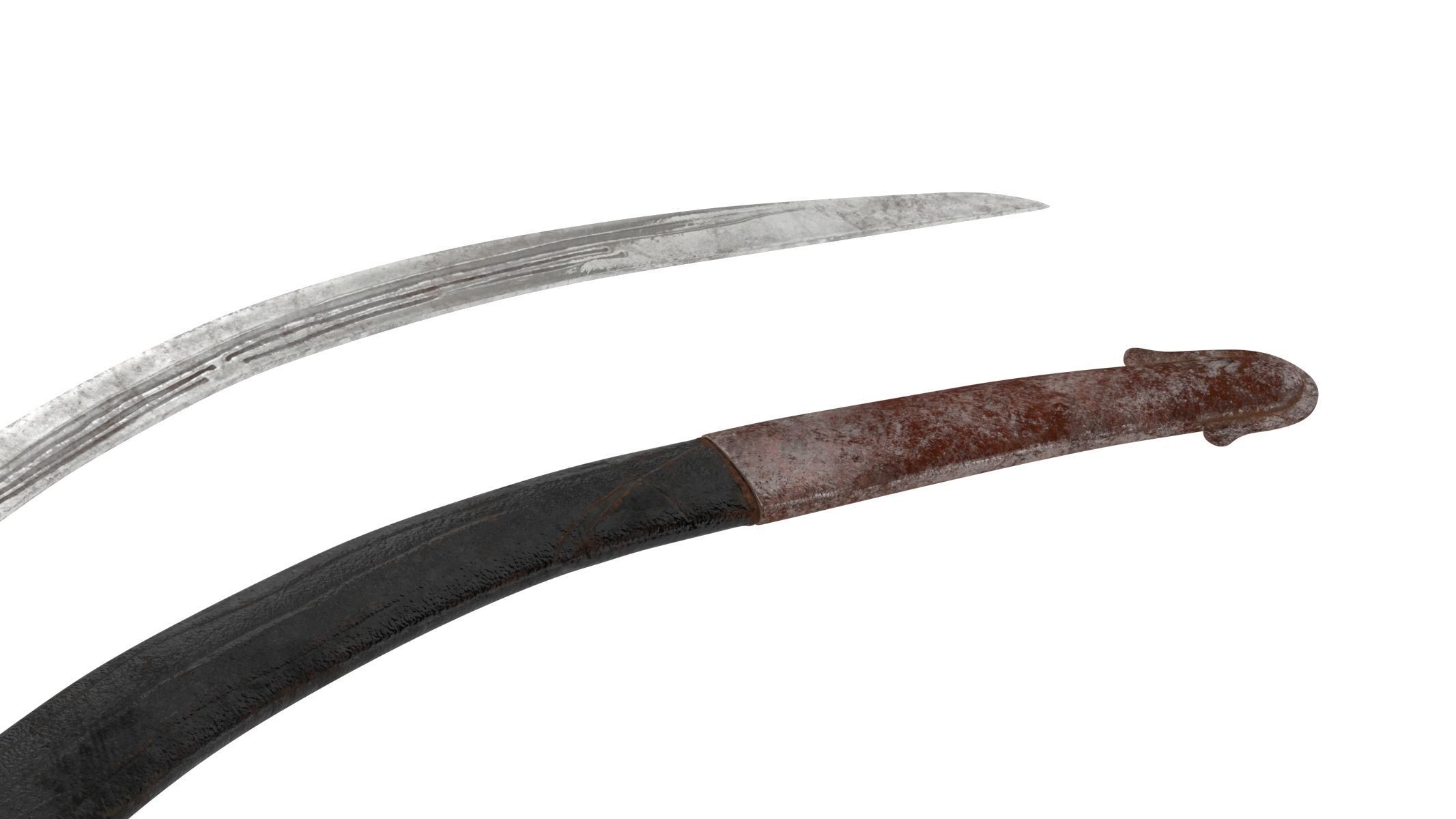 Pulwar sword 3D model_9