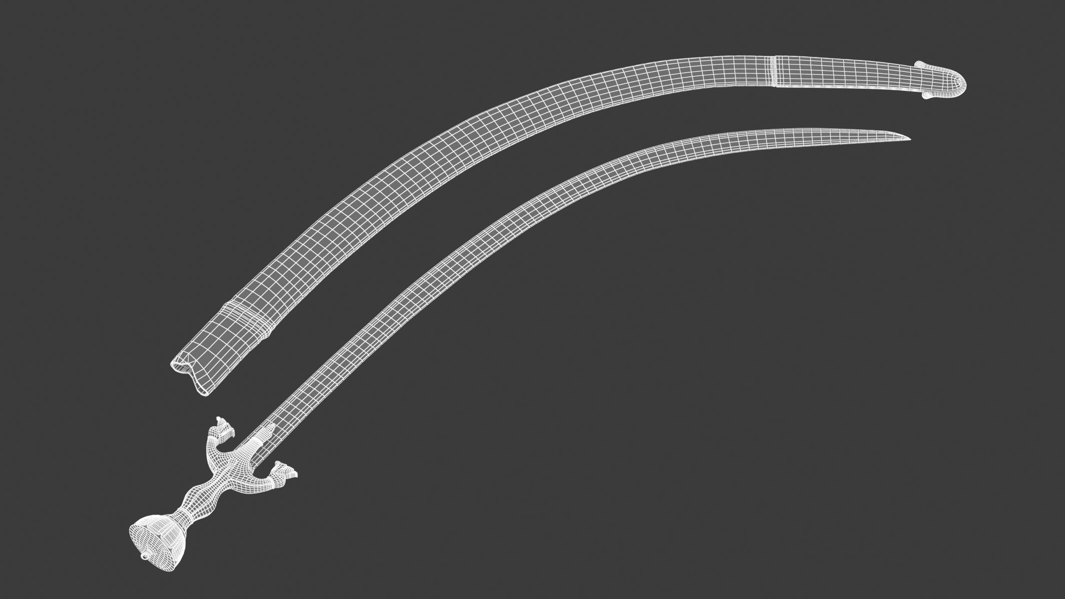 Pulwar sword 3D model_12