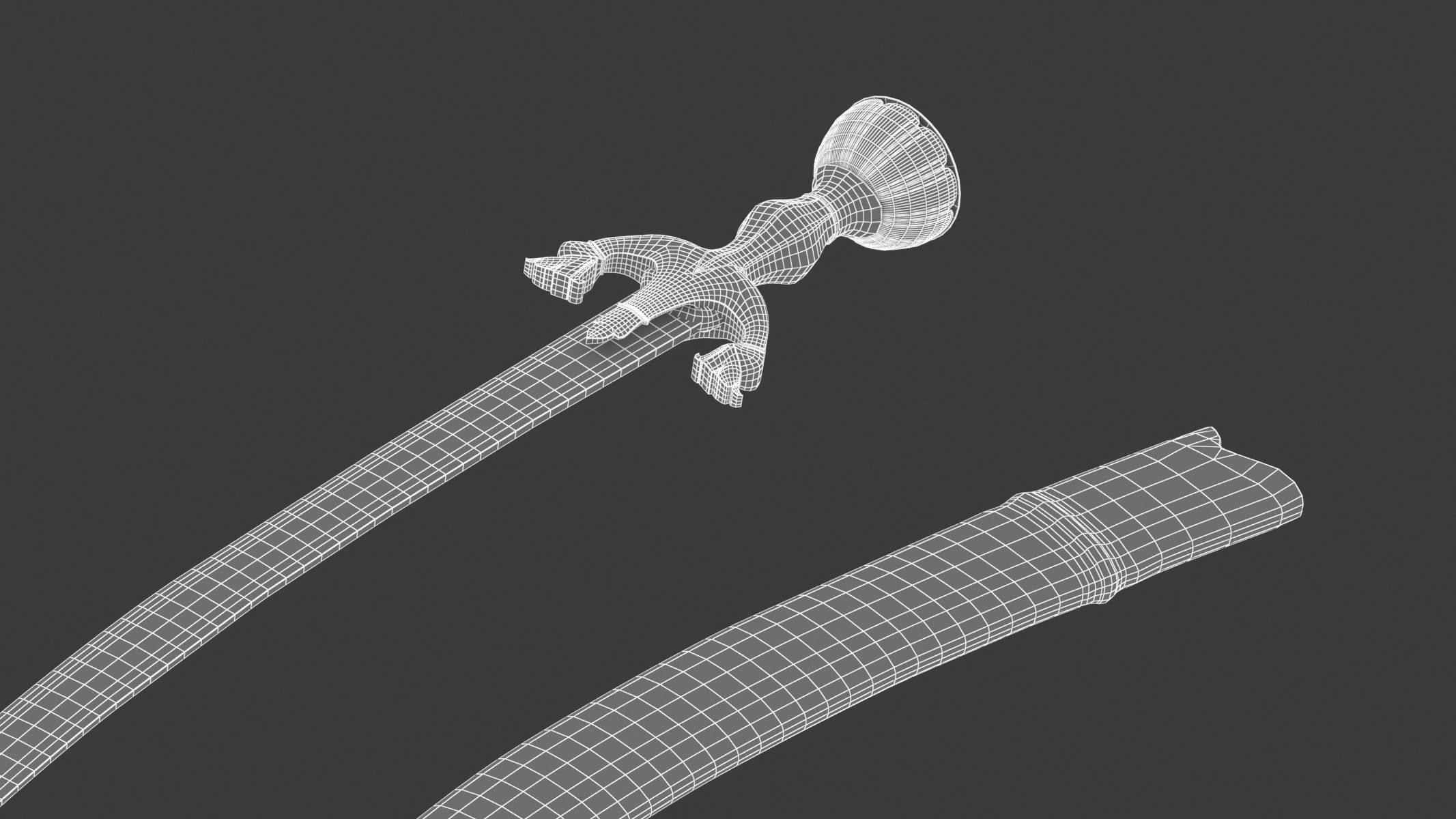 Pulwar sword 3D model_17