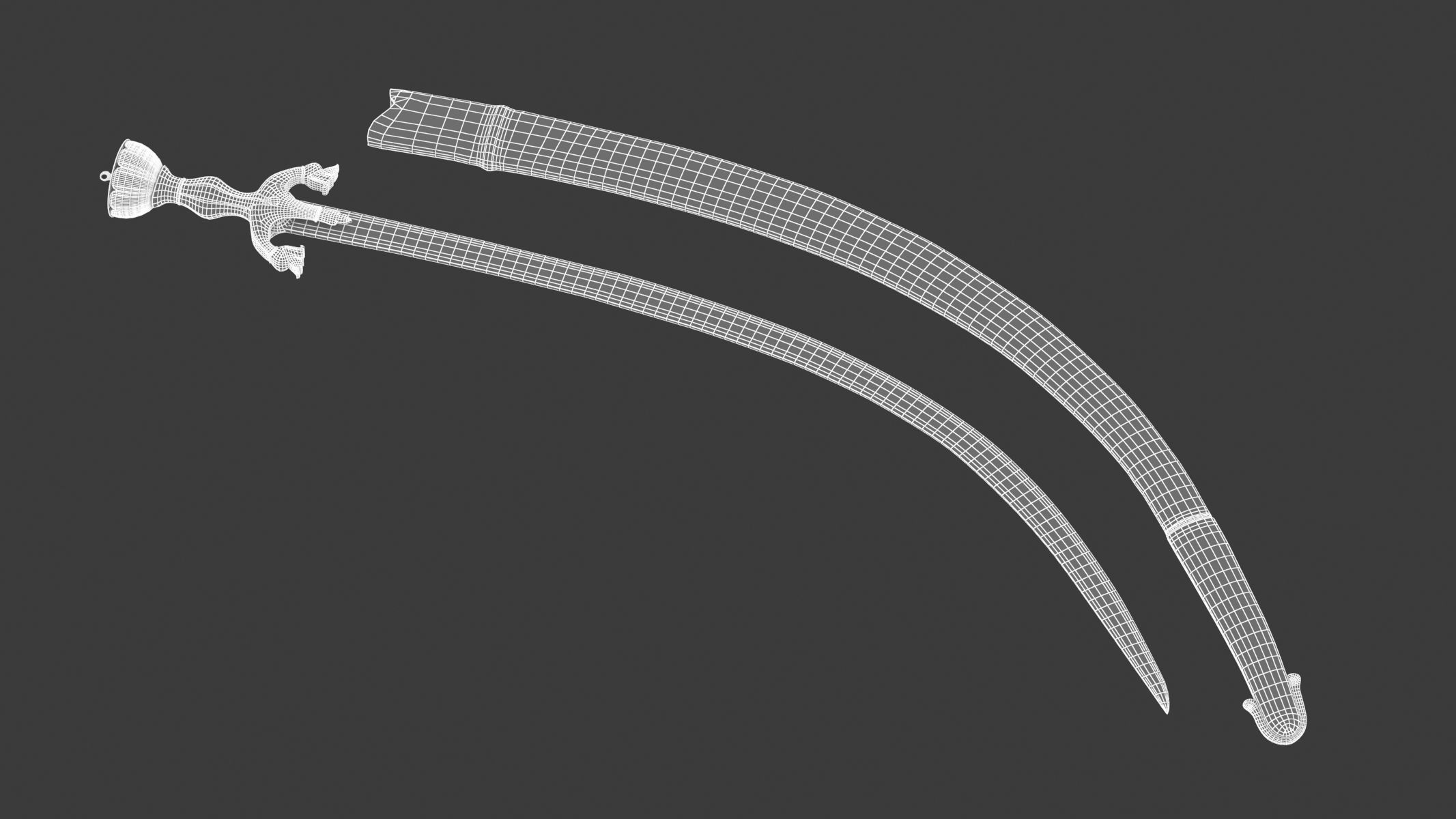 Pulwar sword 3D model_11