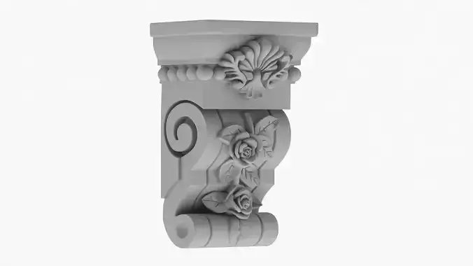 Scroll Corbel 18