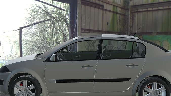 MEGANE - 3DS - FBX - OBJ - iProp - ICLONE 7  3D model