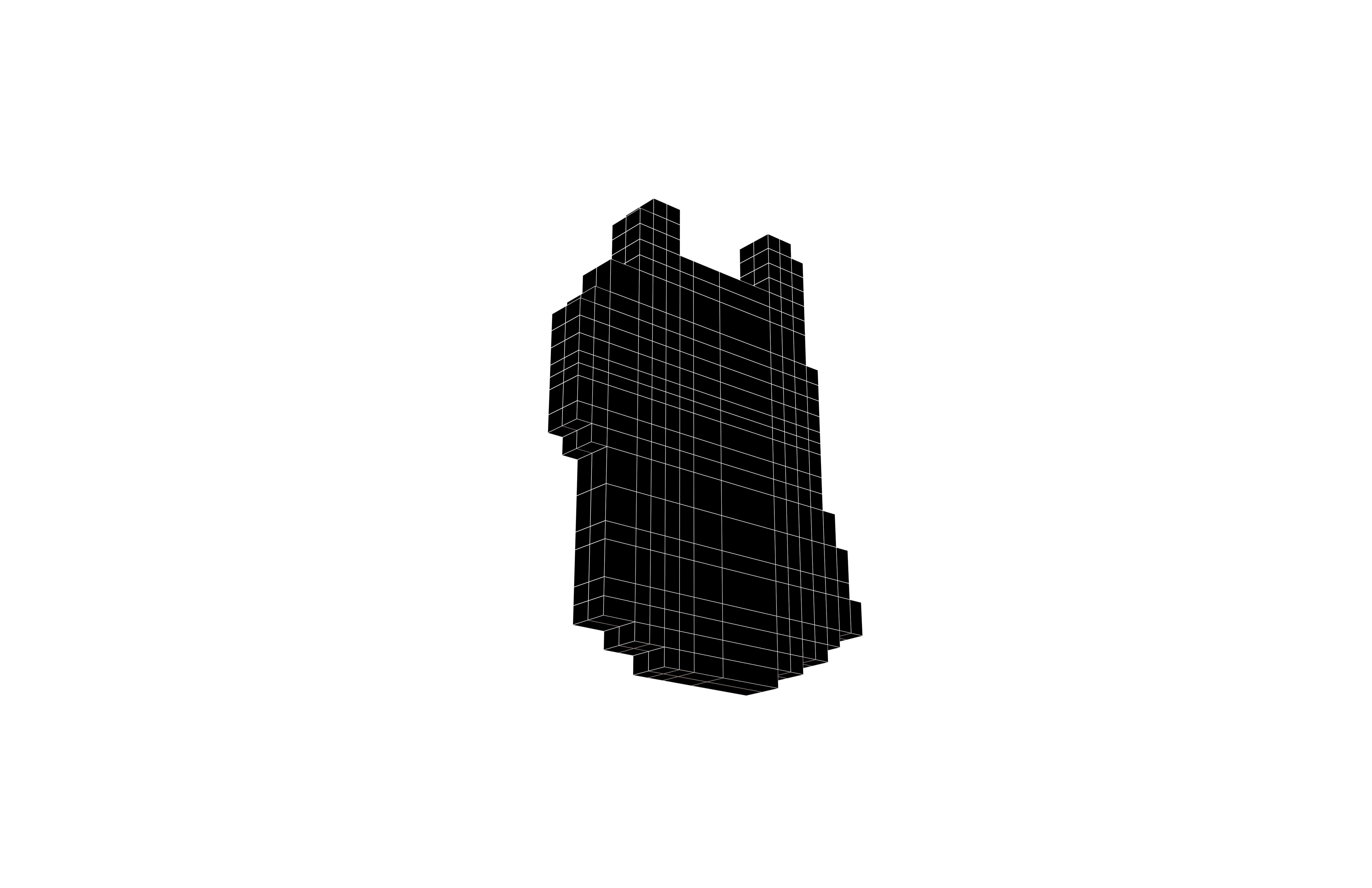 Pixel Dogecoin v2 002 Low-poly 3D model_7