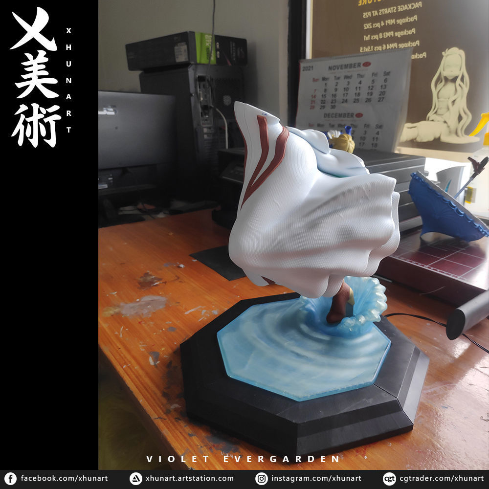 Violet Evergarden STL 3D print model_6