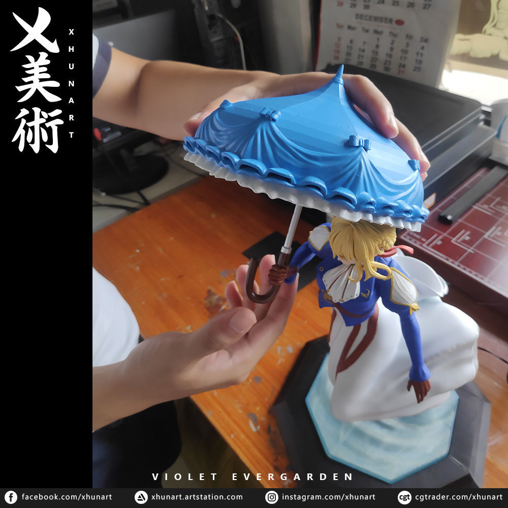 Violet Evergarden STL 3D print model_8