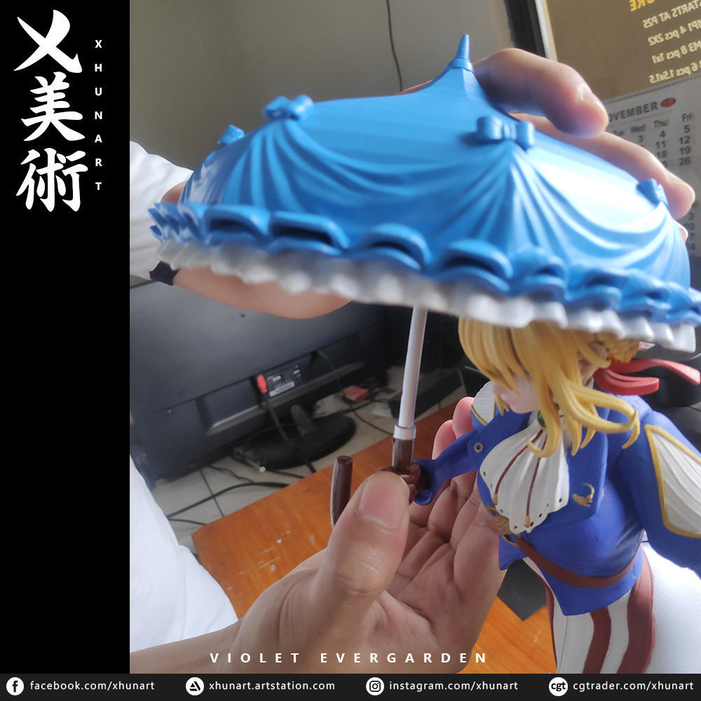 Violet Evergarden STL 3D print model_9