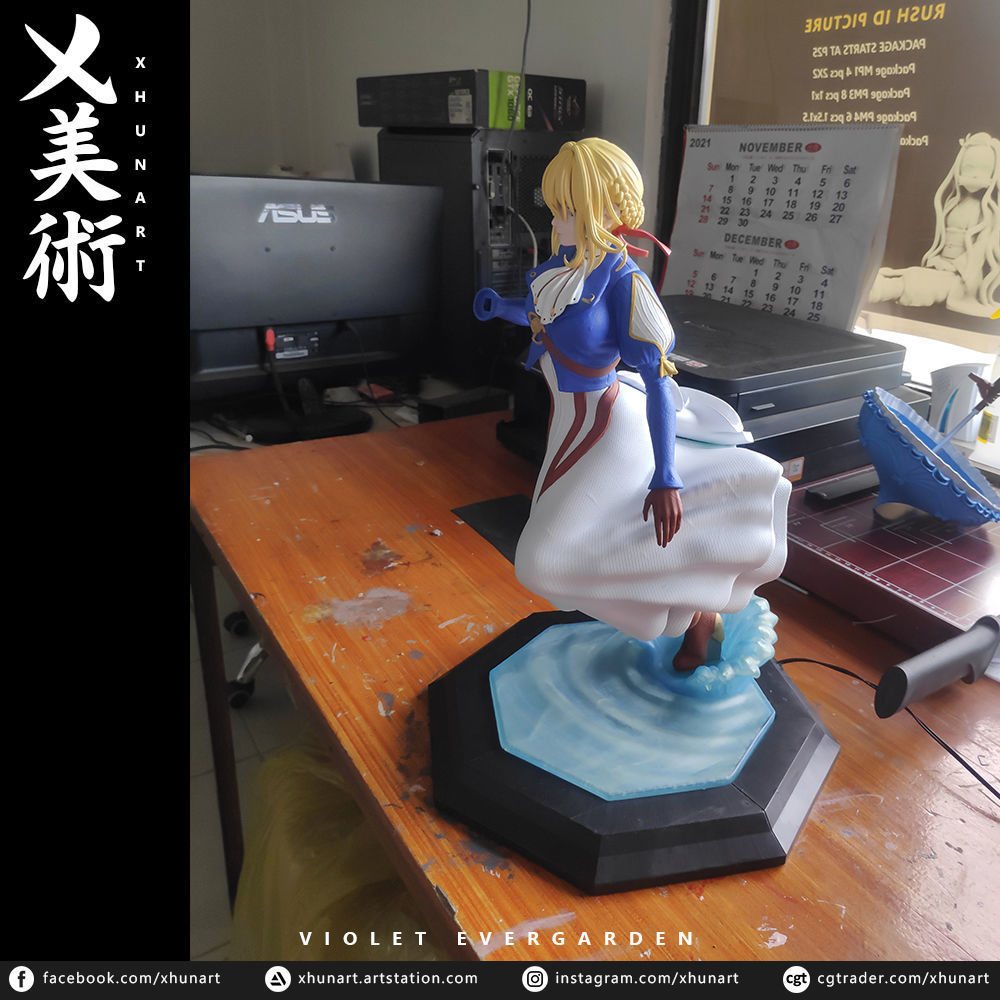 Violet Evergarden STL 3D print model_7